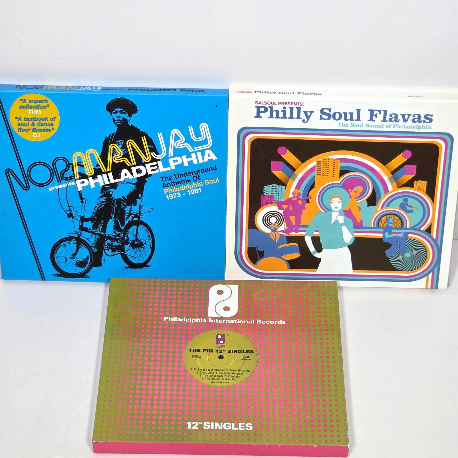 Philly Soul Disco CD Lot Slipcases Philadelphia International Salsoul 12 Singles