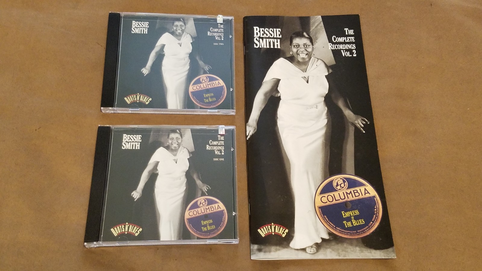 Bessie Smith THE COMPLETE RECORDINGS Columbia Legacy 4CD Set Vols.1&2 VG+