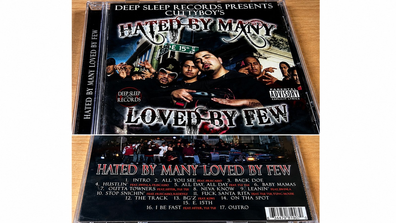 Cuttyboy's Hated By Many Loved By Few Deep Sleep Records 2007 Oakland Norteno