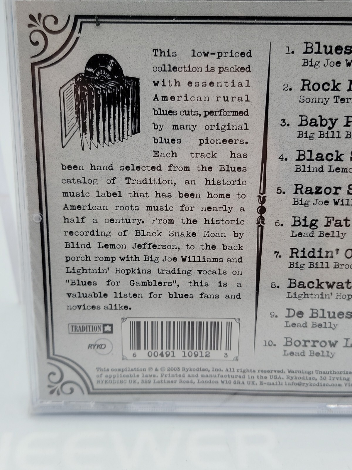 ORIGINAL BLUES - V/A - CD - **BRAND NEW/STILL SEALED**