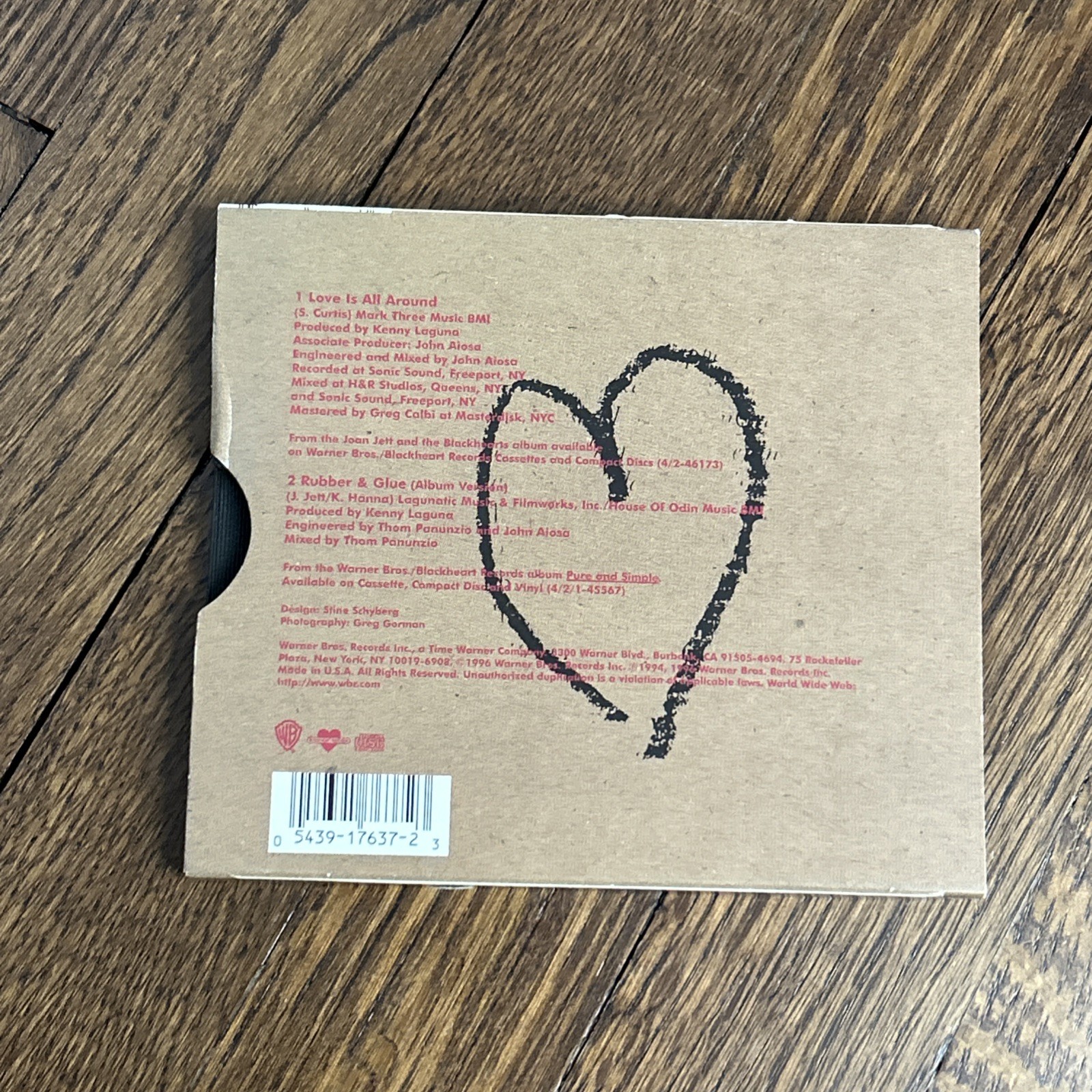 JOAN JETT Love Is All Around CD -Free Shipping after purchase of 1st CD