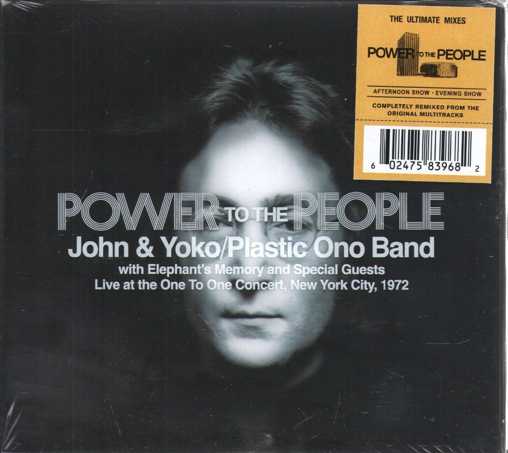 Plastic Ono Band, John Lennon and Yoko Power To the People double CD Europe Umr