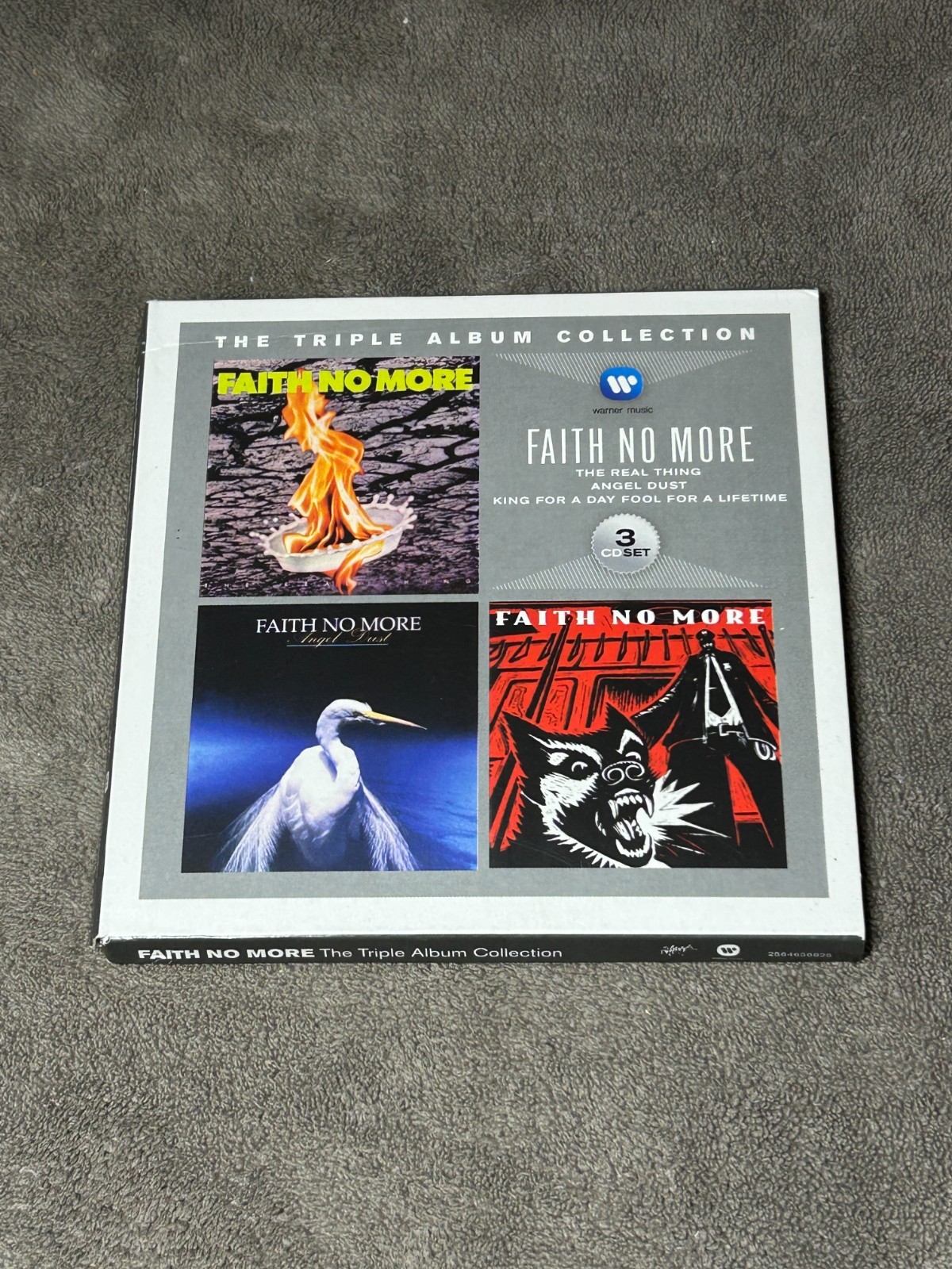 Faith No More - The Triple Album Collection - WB - Like New- Flat $5.00 Shipping