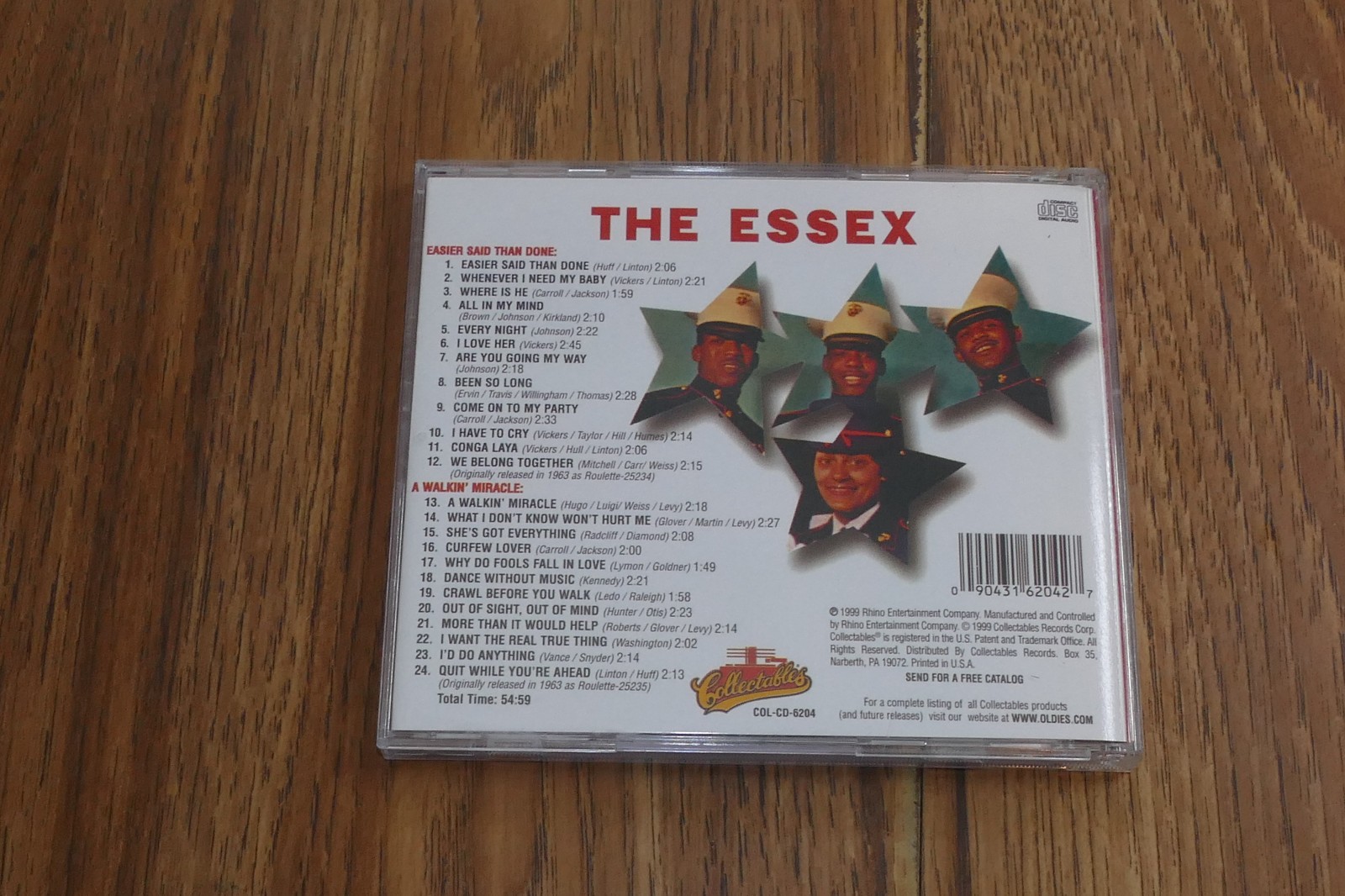 The Essex, Easier Said Than Done & A Walkin Miracle - 2 Albums on 1 CD