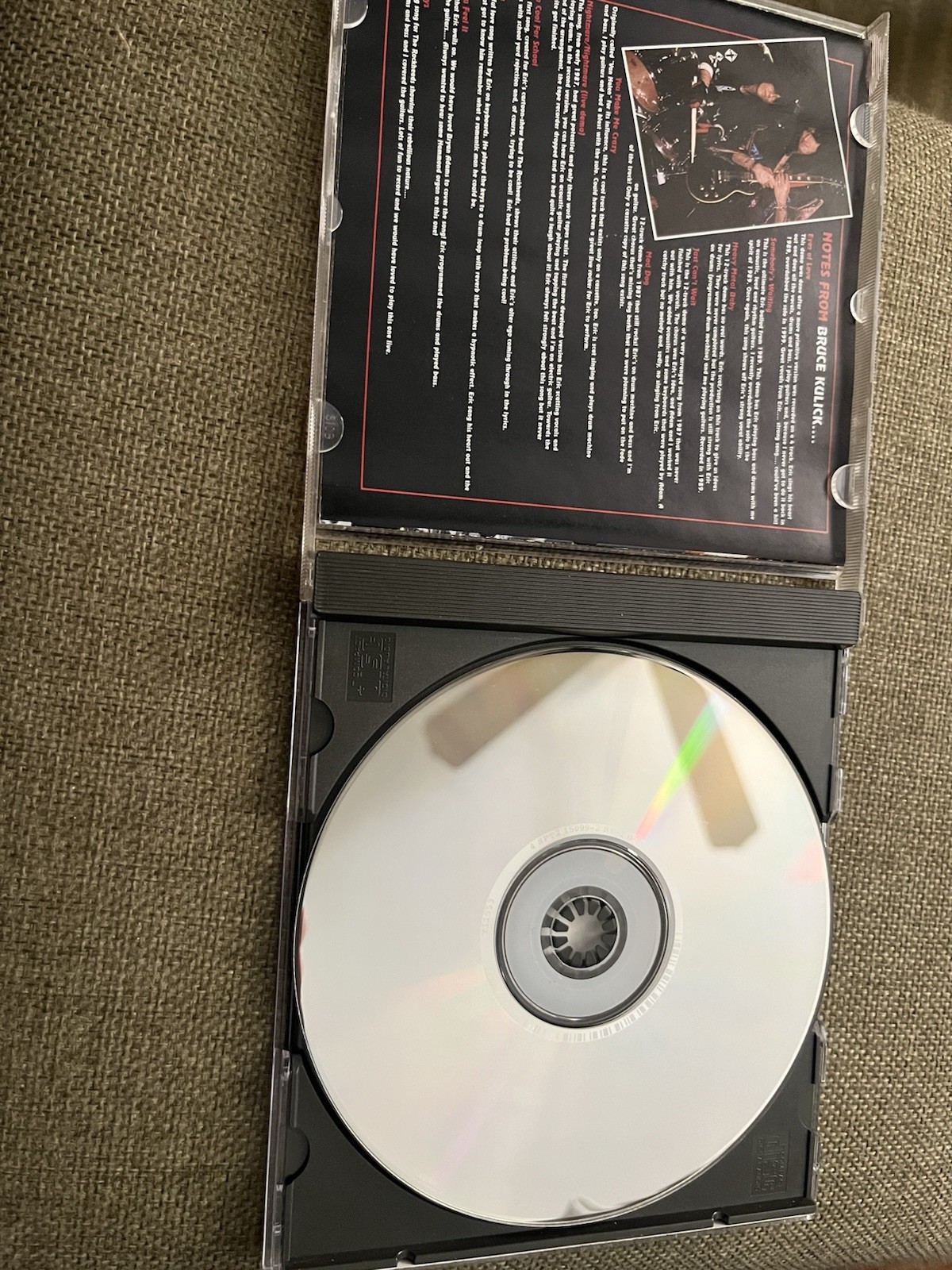Eric Carr Rockology CD 2000 Spitfire, Bruce Kulick, Kiss W/Hype Sticker