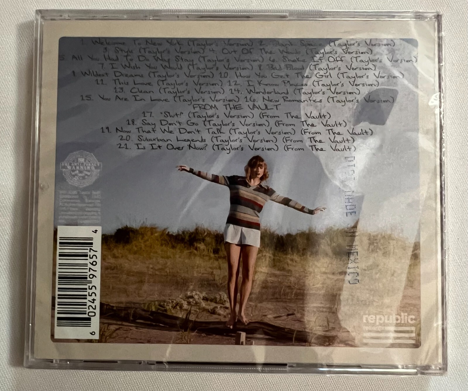 Taylor Swift 1989 (Taylor's Version) Rose Garden Pink Edition CD New/Cracked
