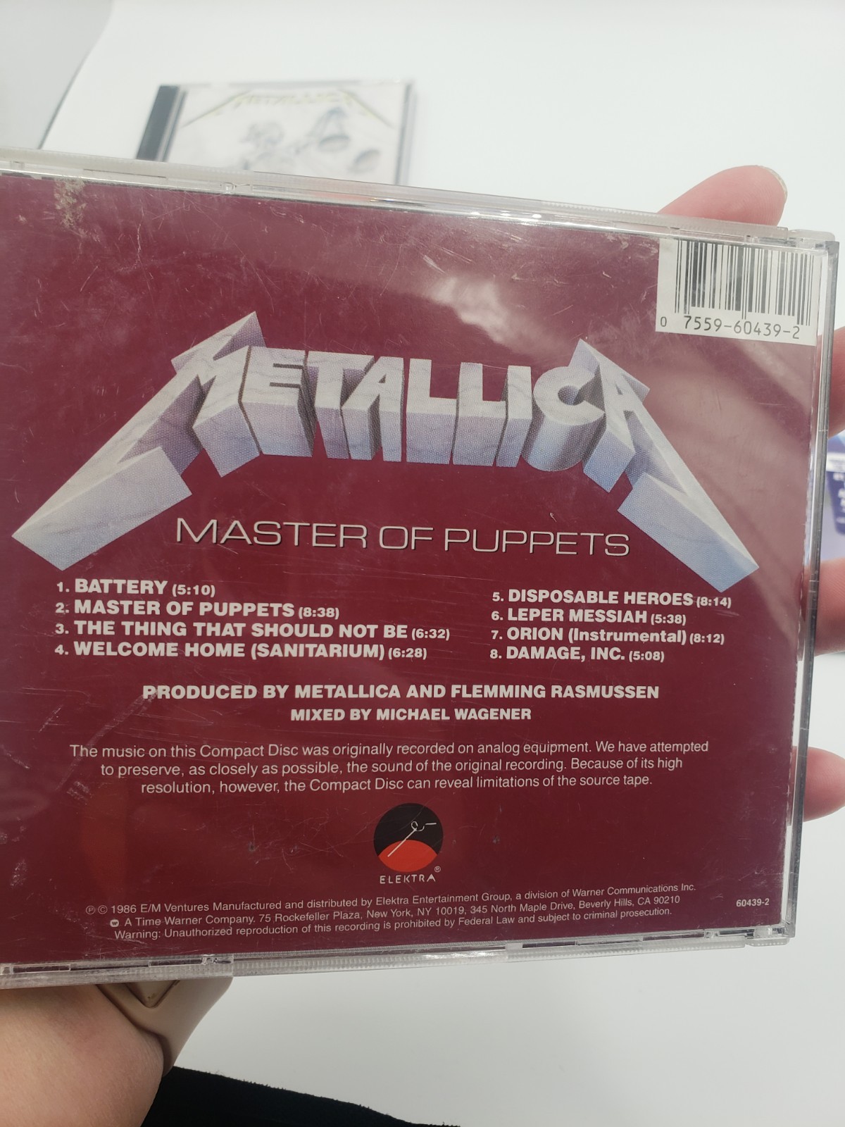 RARE METALLICA CDS Ride the Lightning,Master Puppets,Many Faces & Justic 4 All