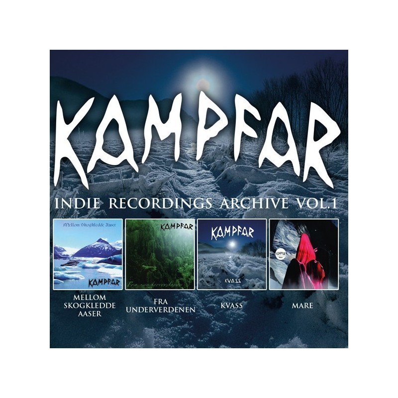 Indie Recordings Archive Vol. 1 by Kampfar, CD box, 2025