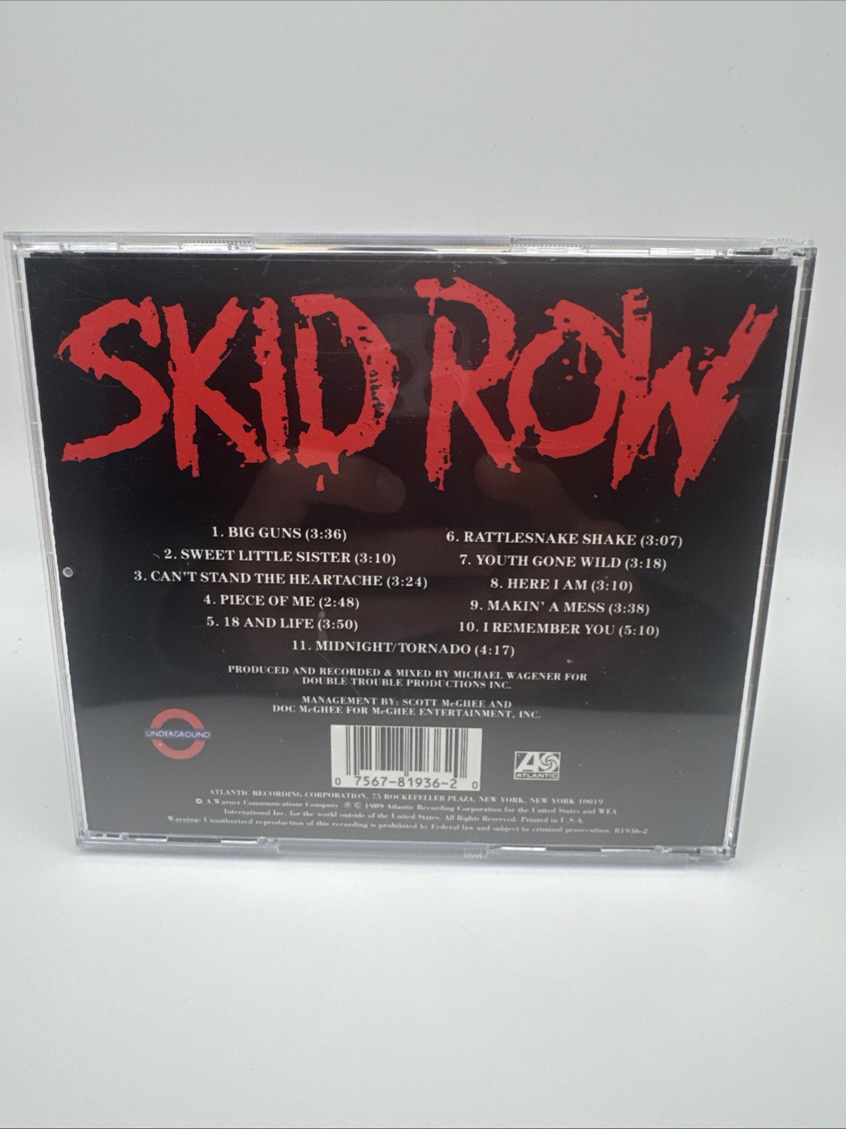 Skid Row by Skid Row (CD, 1990)