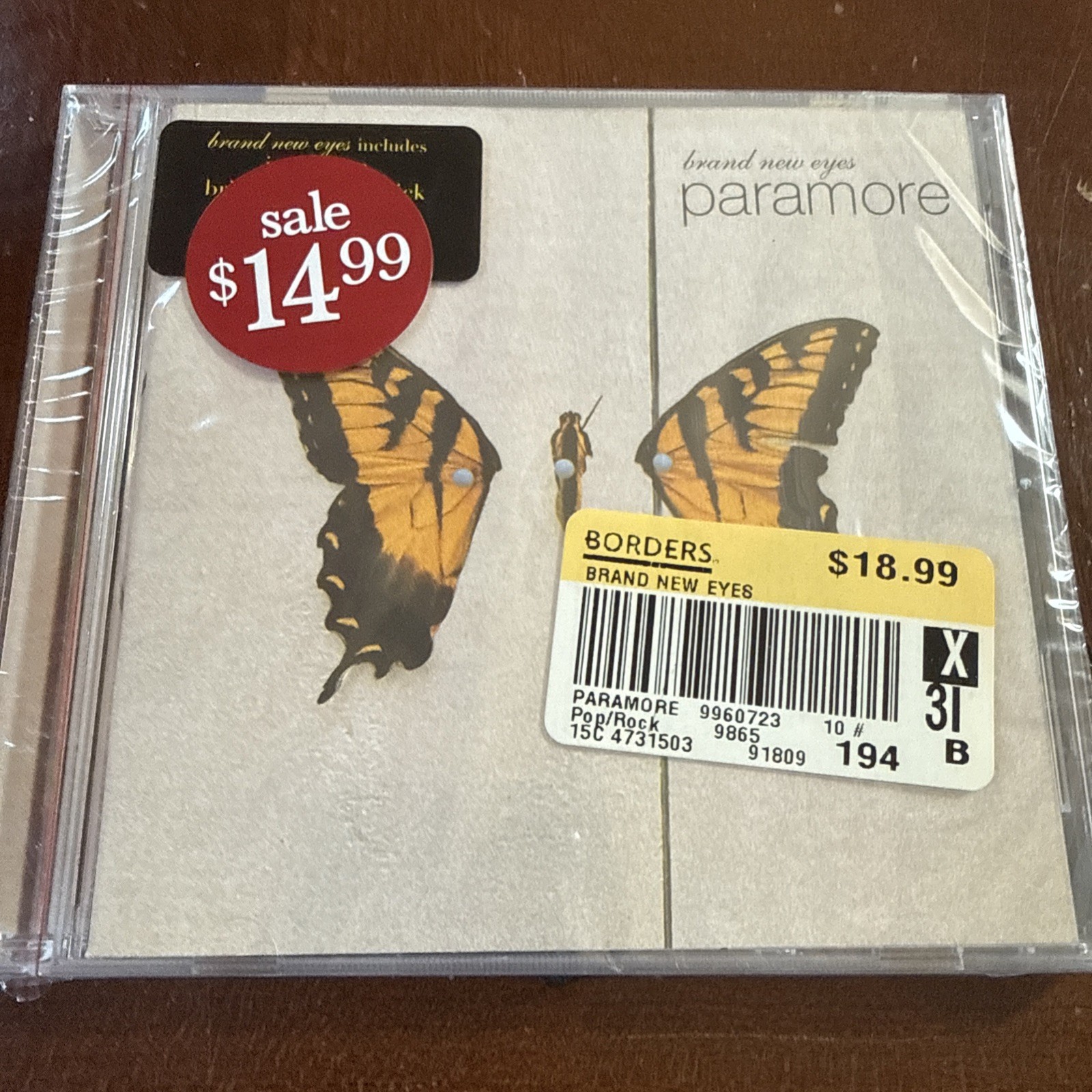Paramore- Brand New Eyes, Cd (2009, Atlantic) **NEW SEALED**