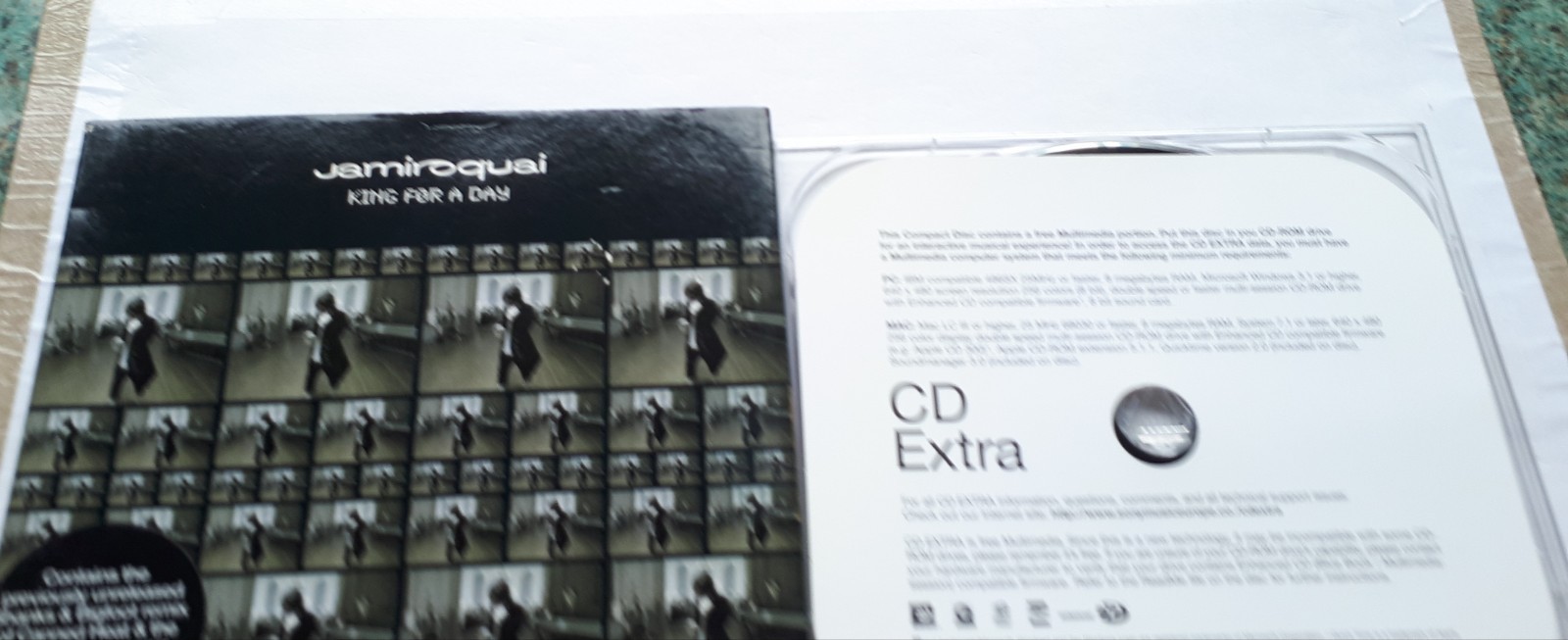Jamiroquai - King For A Day -1999 UK Enhanced CD Single Housed in Card Slip Case