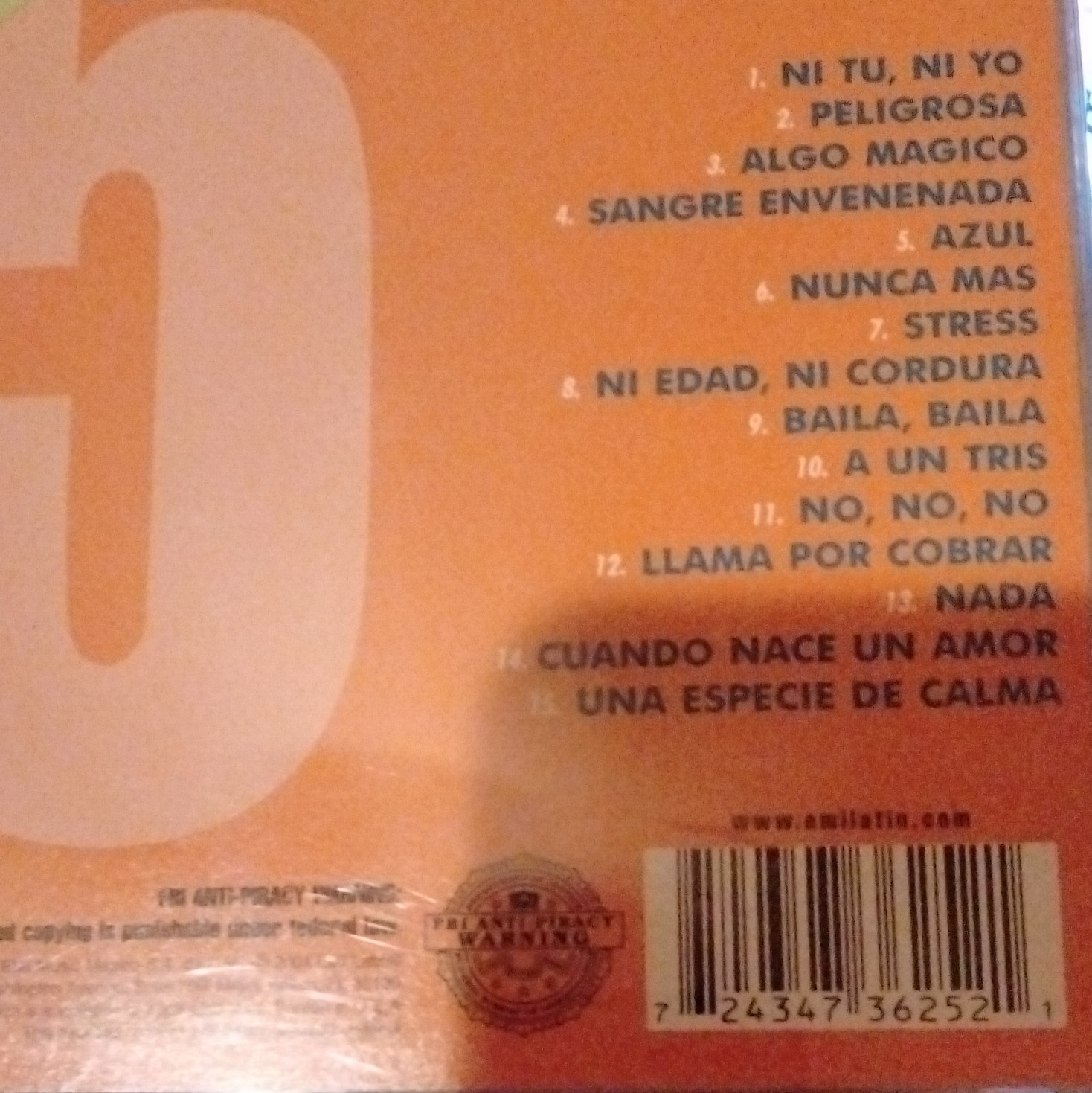 Denise De Kalafe,15 De Coleccion CD 2004 Musart Latin Album Spanish