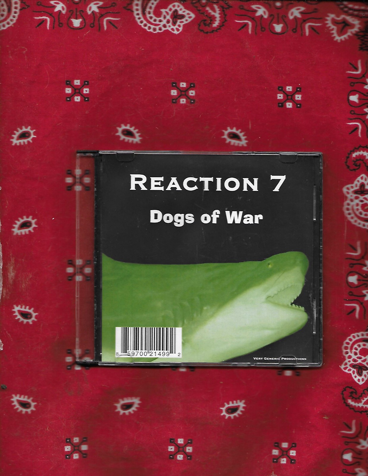 Reaction 7 by Dogs of War (2007, CD) Very Generic Productions