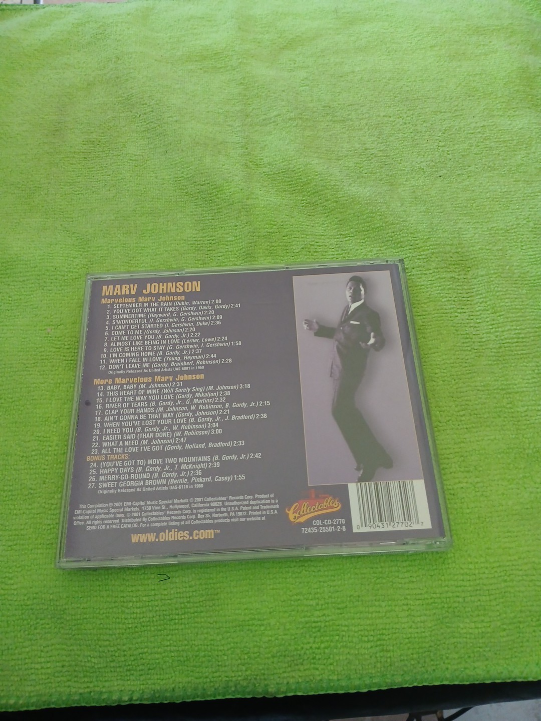 Marvelous Marv Johnson/More Ma by Marv Johnson (CD, 2001)
