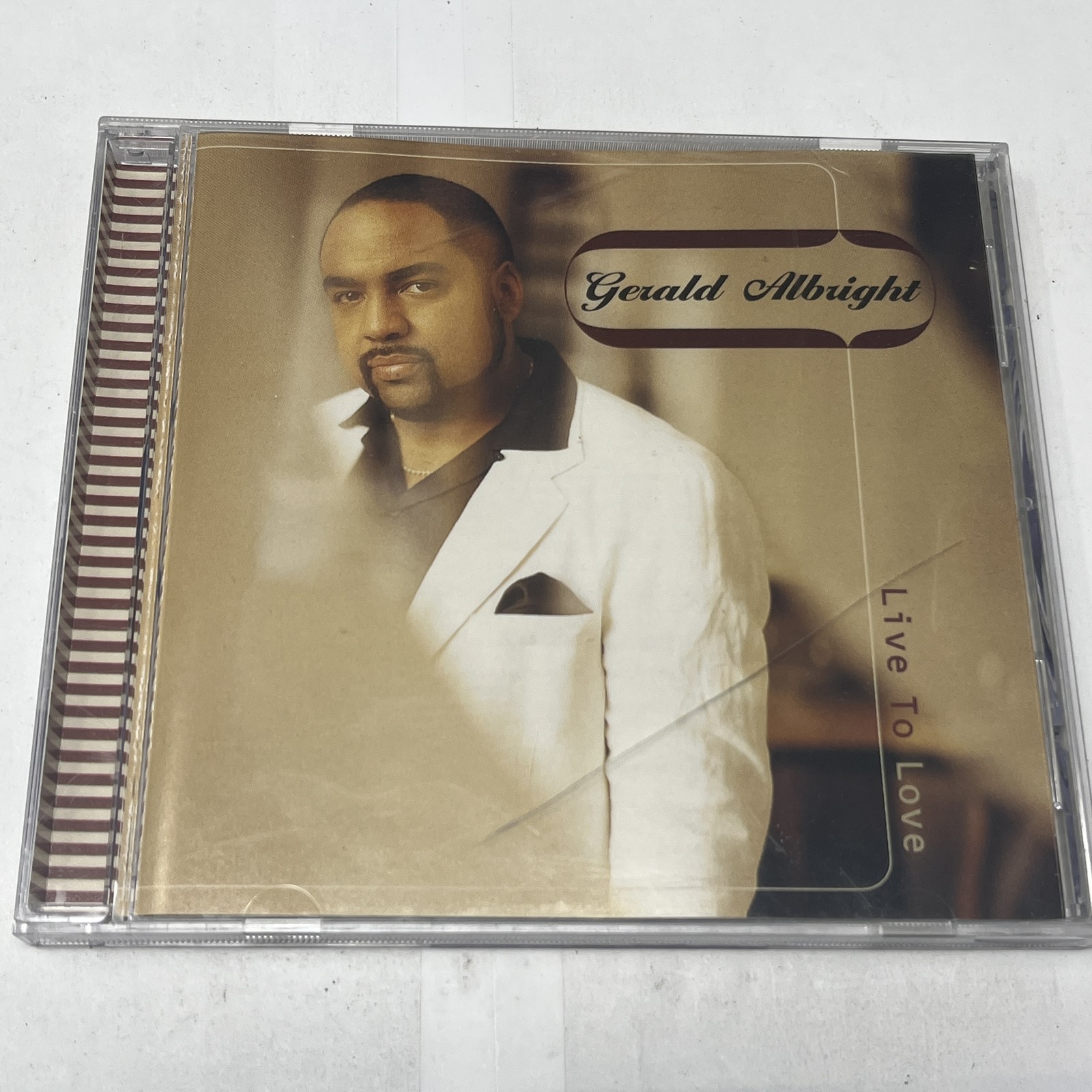 Gerald Albright - Live To Love CD (1997, Atlantic Records) Smooth Jazz Saxophone