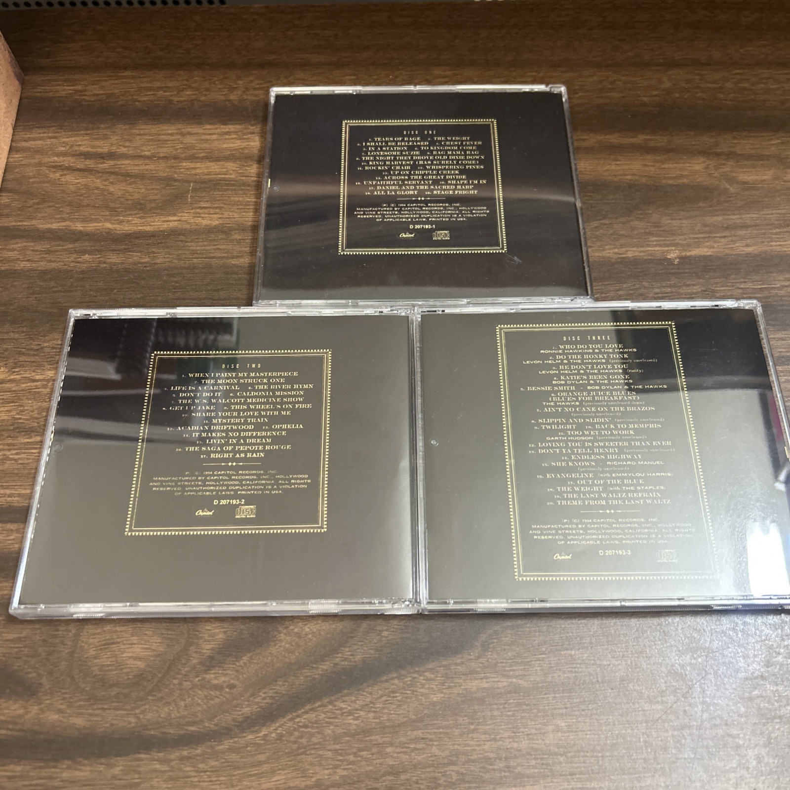 The Band Across The Great Divide 3CD Box Set Capitol Complete VG