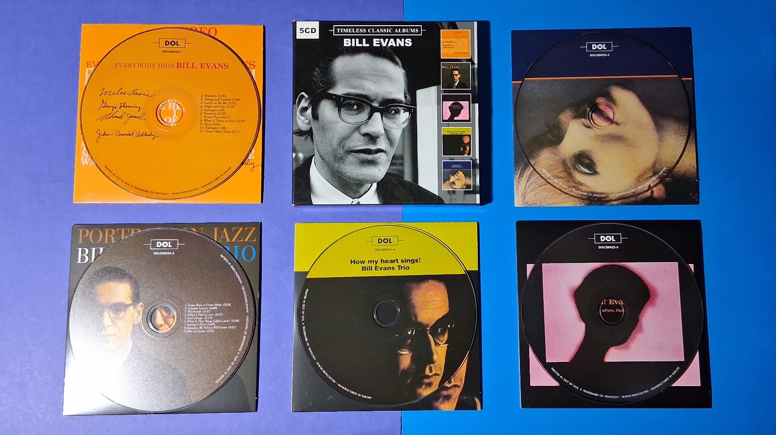 BILL EVANS 5-CD Timeless Classic Albums BOX SET []