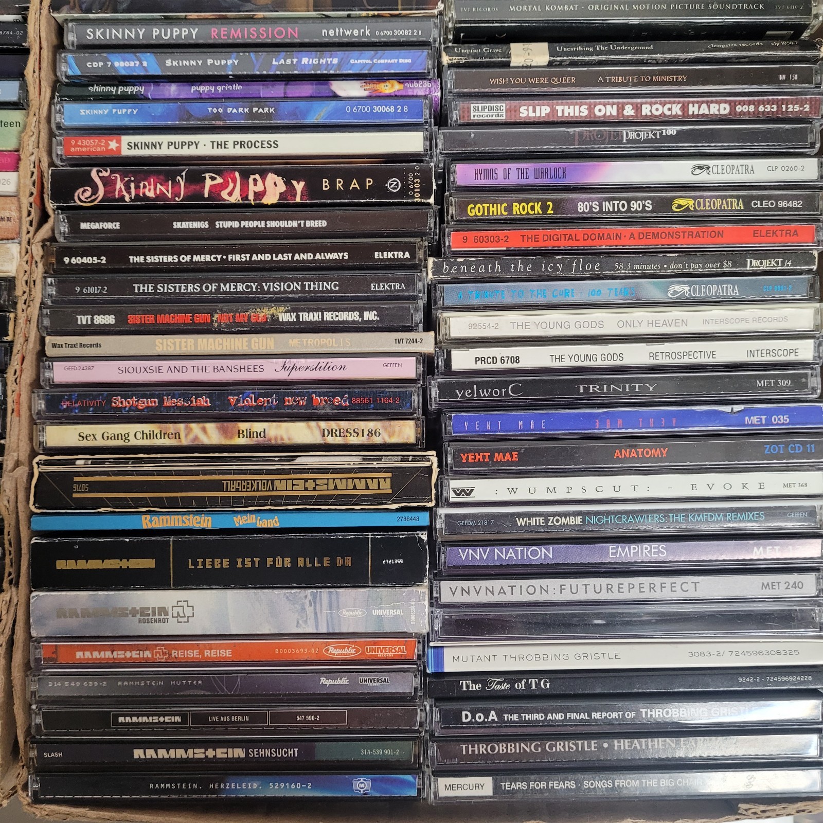 A-Z Gothic Industrial Metal Post-Punk EBM Electro CD Build A Lot TESTED
