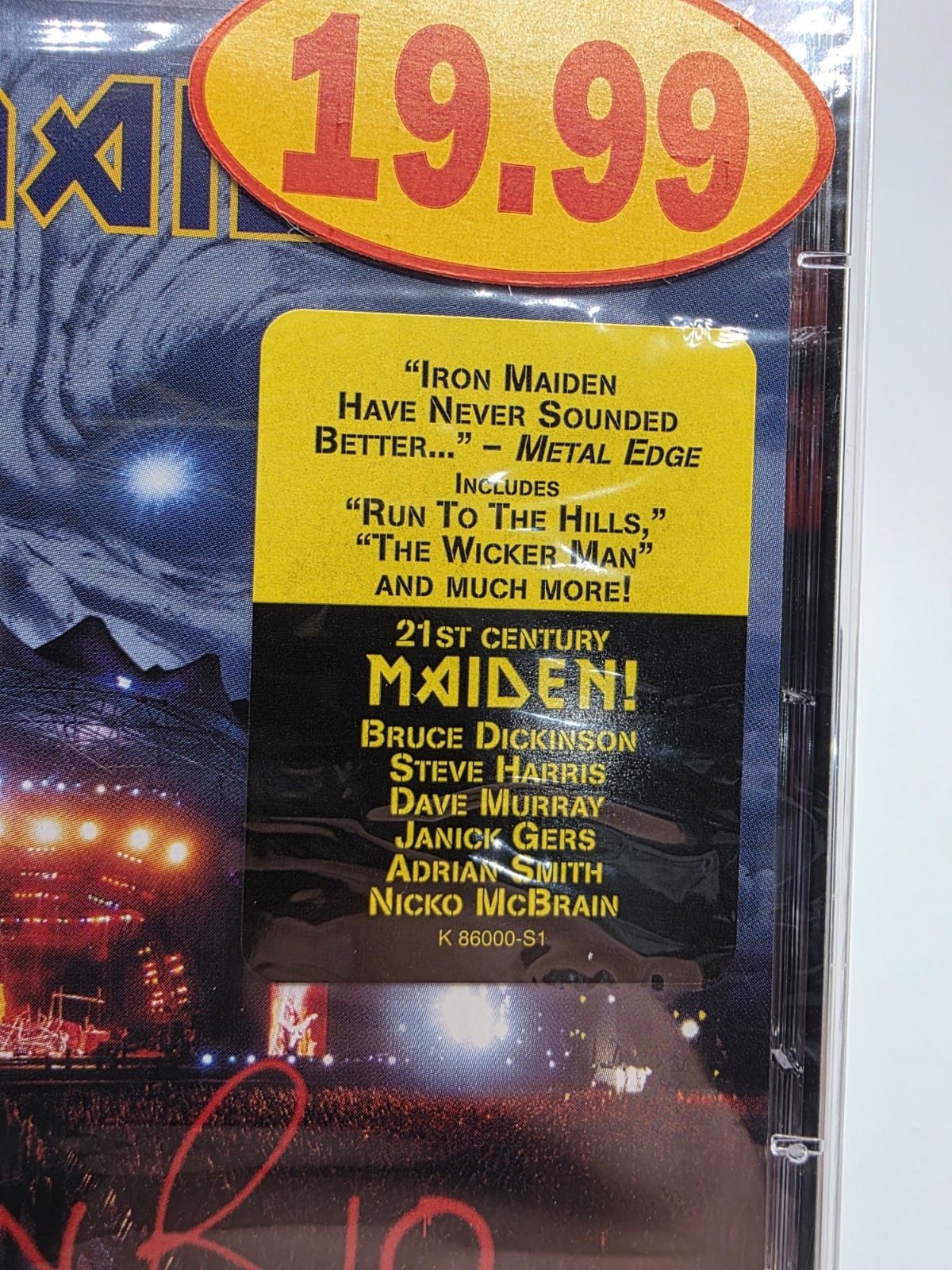 Iron Maiden Rock in Rio 2 CD Live Heavy Metal Portrait/Columbia 2002 New Sealed
