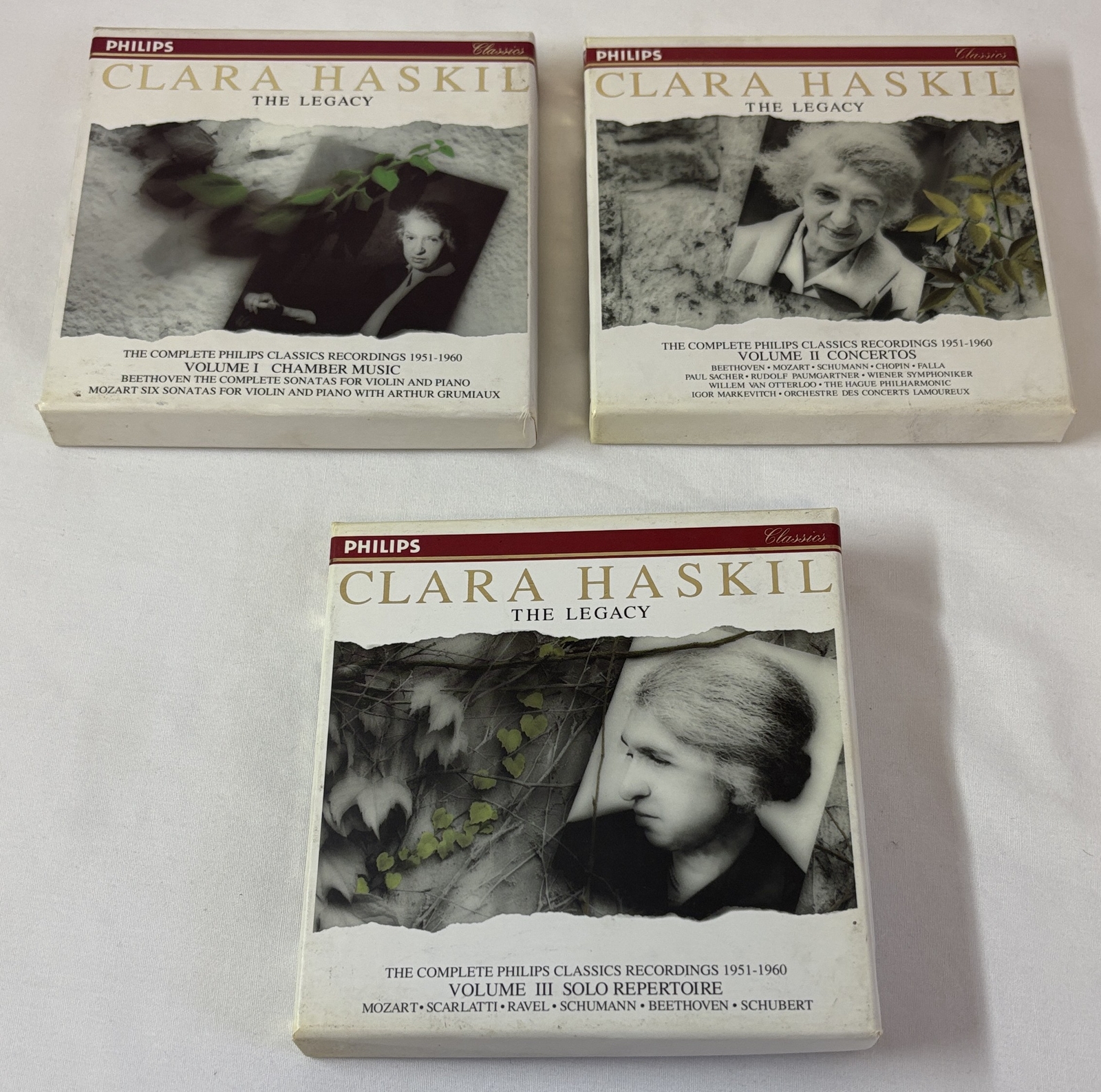 CD box sets CLARA HASKIL-THE LEGACY Complete Philips Classic Recordings 1951-60
