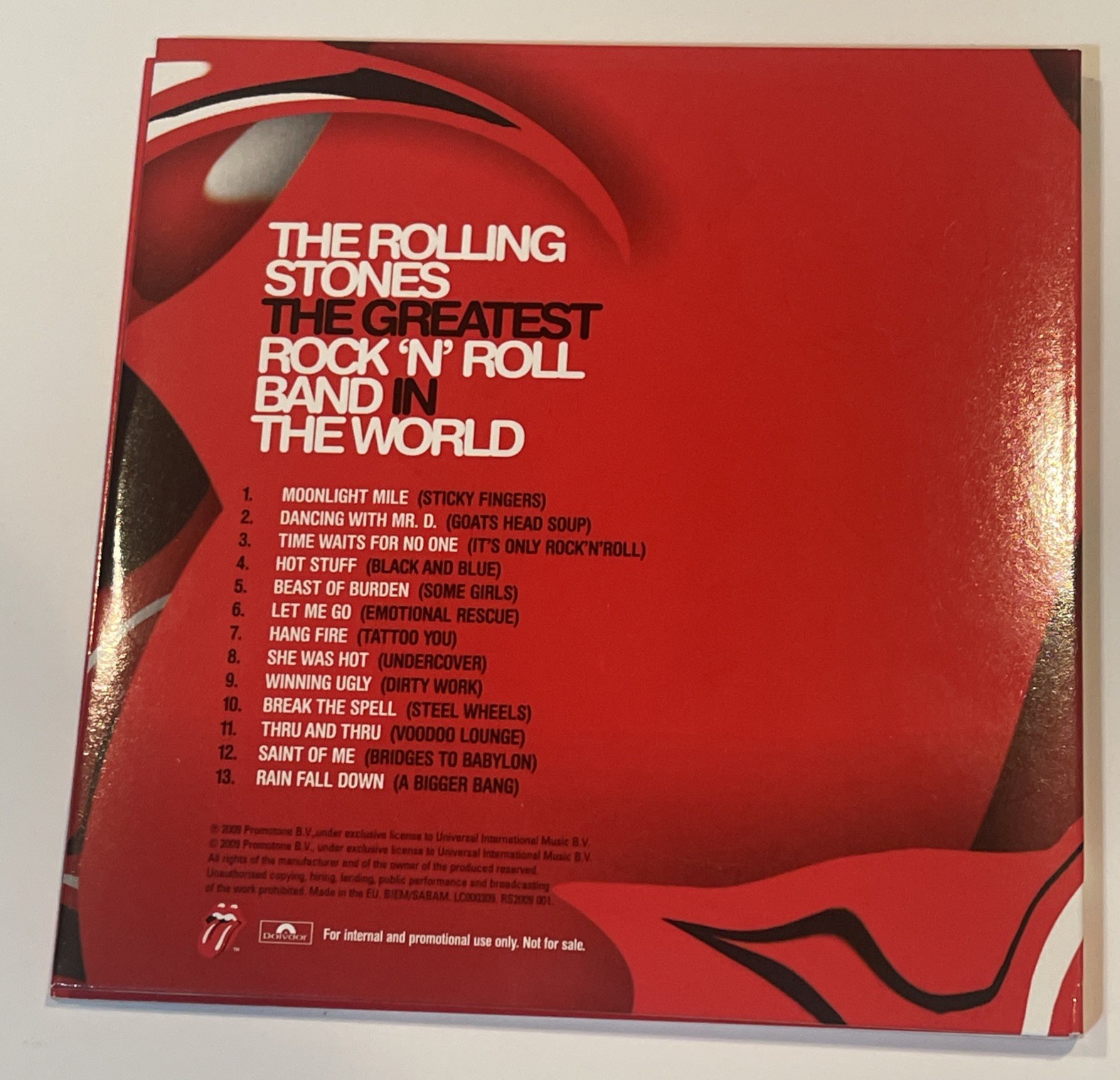 The ROLLING STONES 2009 Remasters ~PROMO~Sampler CD ***Never Played***