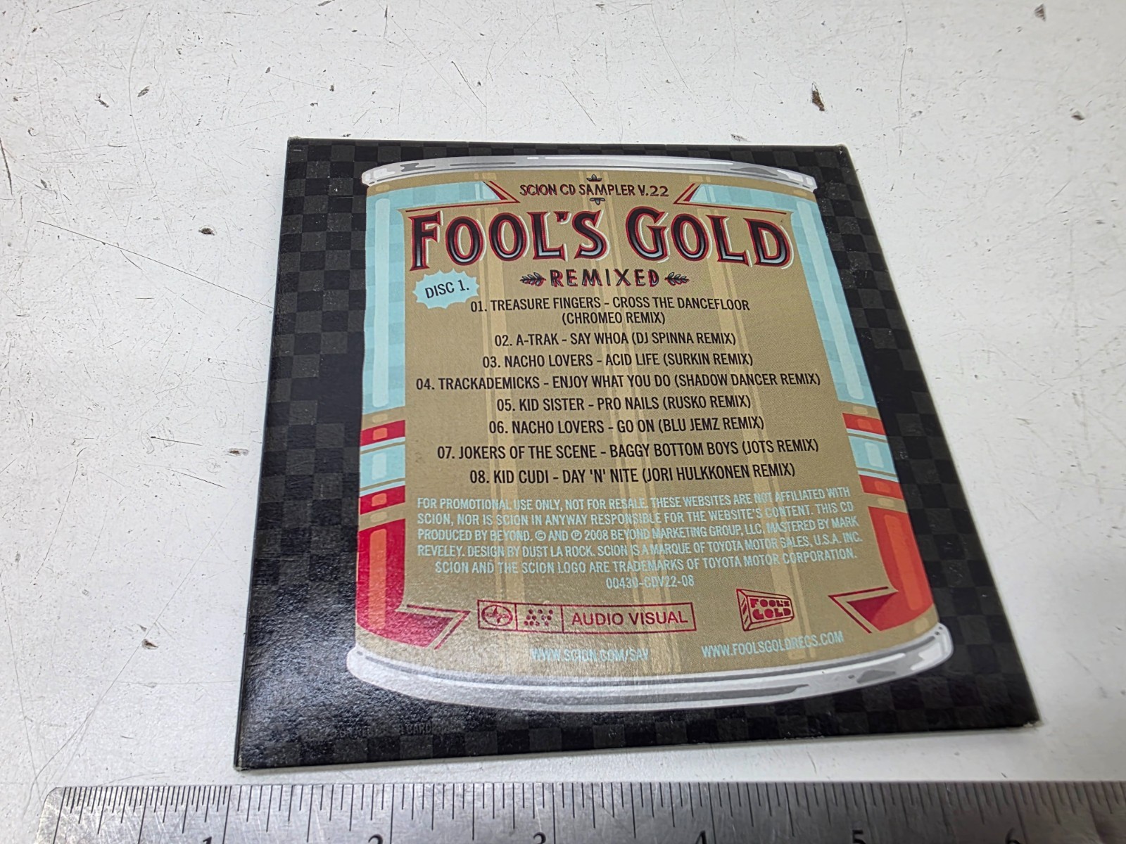 Fool's Gold - Remixed Scion 2 CD Sampler V.22 2008 Electronic Indie Dance