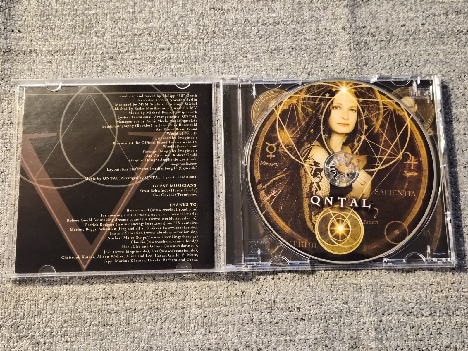 (209) Qntal – Silver Swan CD 2006 Noir Records Gothic Medieval Ambient