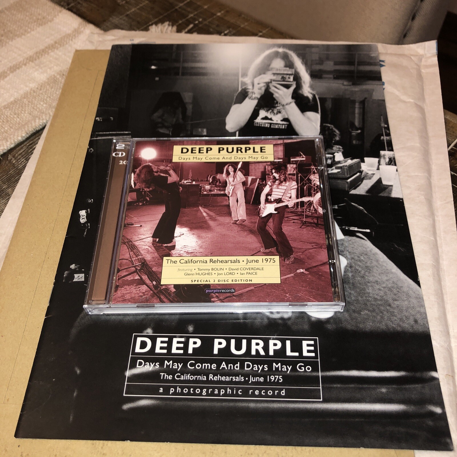 Days May Come & Days May Go Deep Purple 2cd / Book Extremely Rare Tommy Bolin