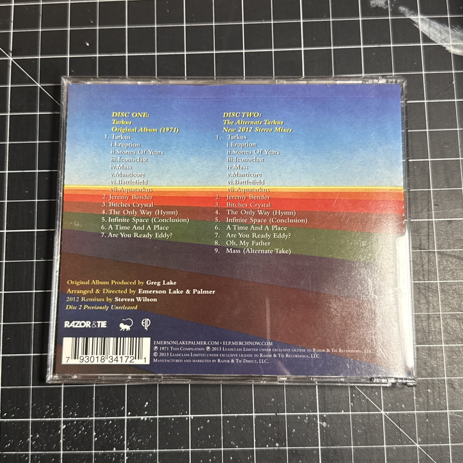 Emerson, Lake & Palmer - Tarkus (1971) 2013 2-CD Deluxe Edition Razor & Tie