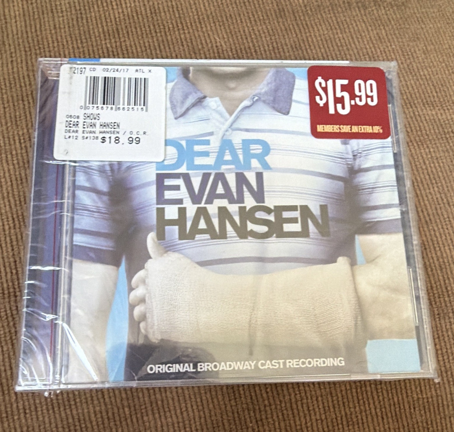Atlantic: Dear Evan Hansen Original Broadway Cast Recording (CD, 2017) Sealed