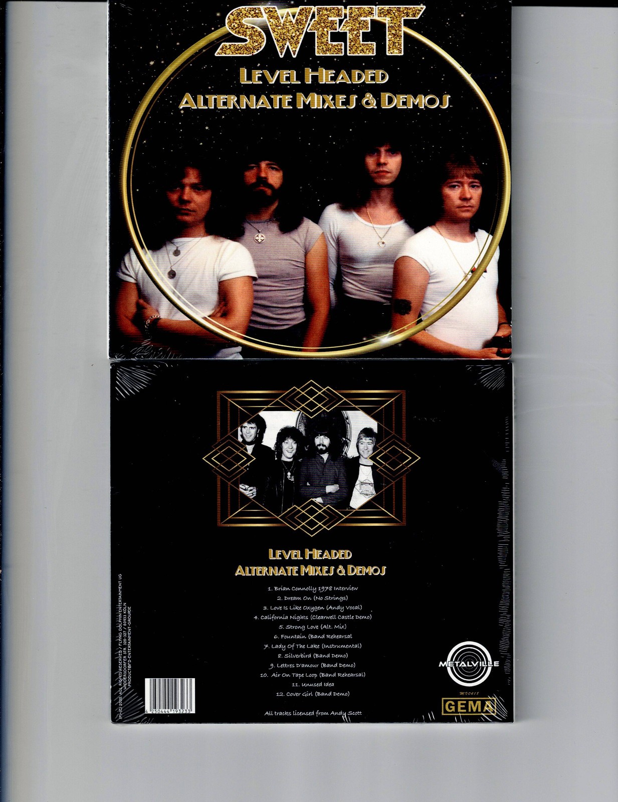 SWEET - LEVEL HEADED: ALTERNATE MIXES & DEMOS (CD 2025) NEW *12 TRACKS*