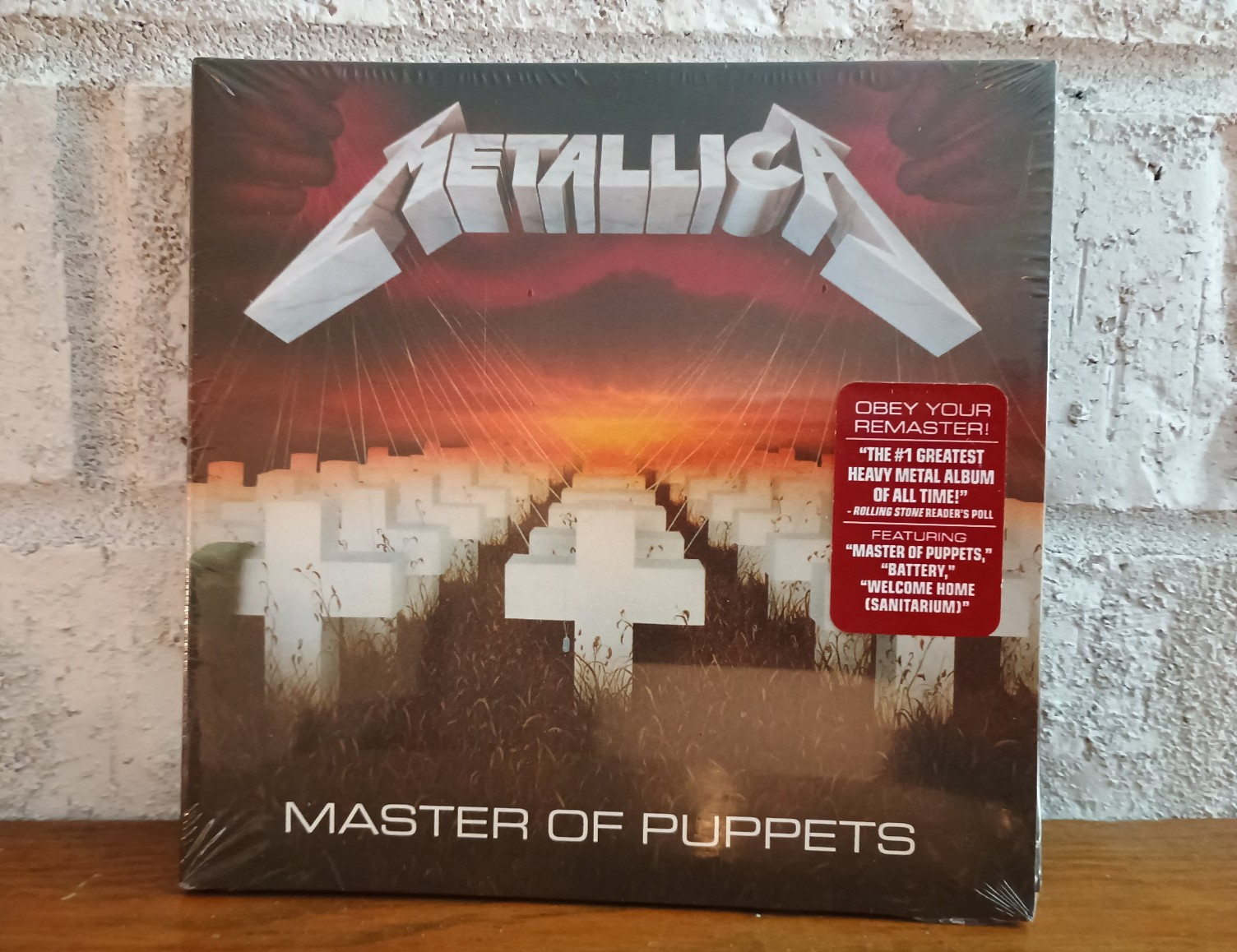 Metallica NEW SEALED CD - Master of Puppets - Blackened BLCKND005R-2