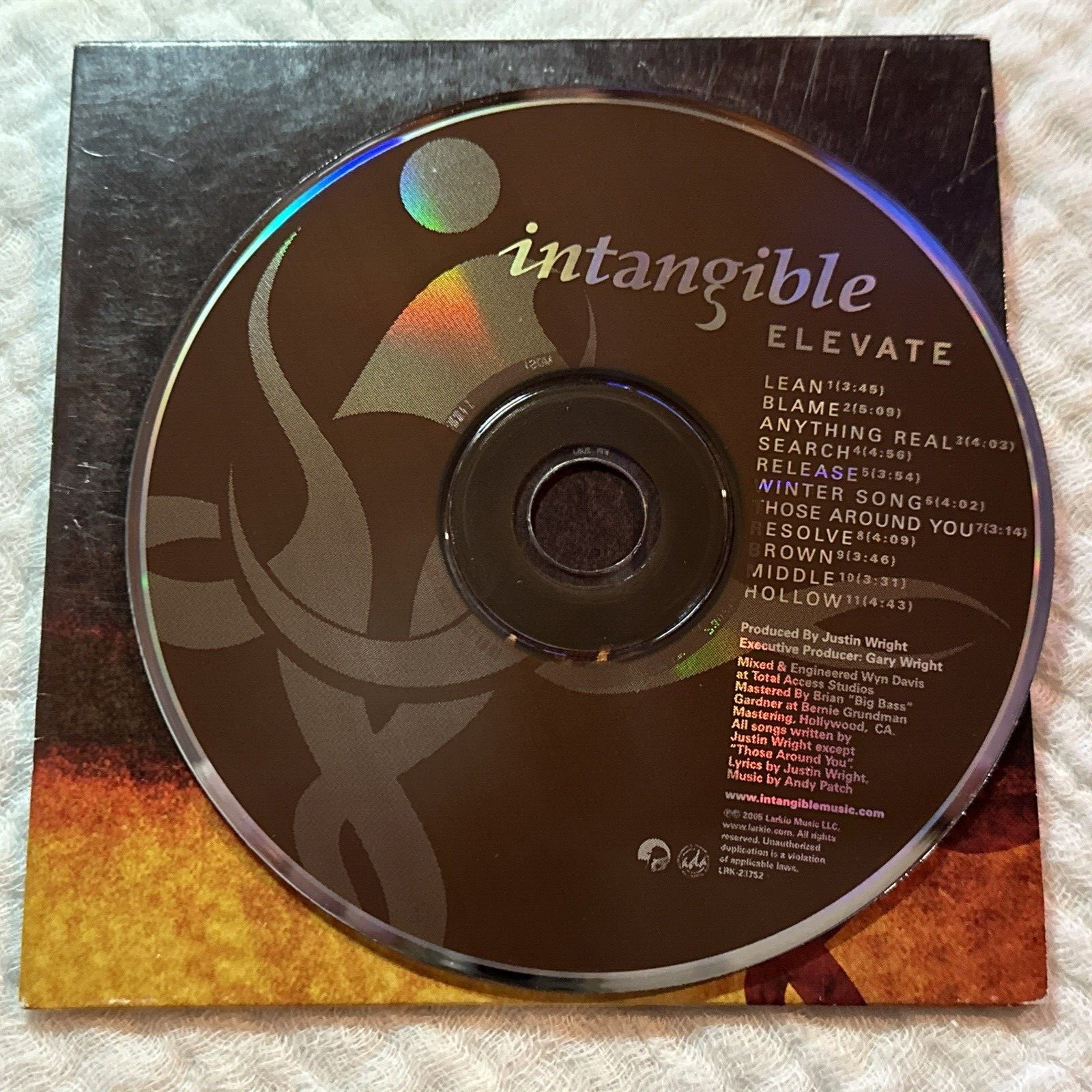 INTANGIBLE - ELEVATE Advanced Promo Compact Disc