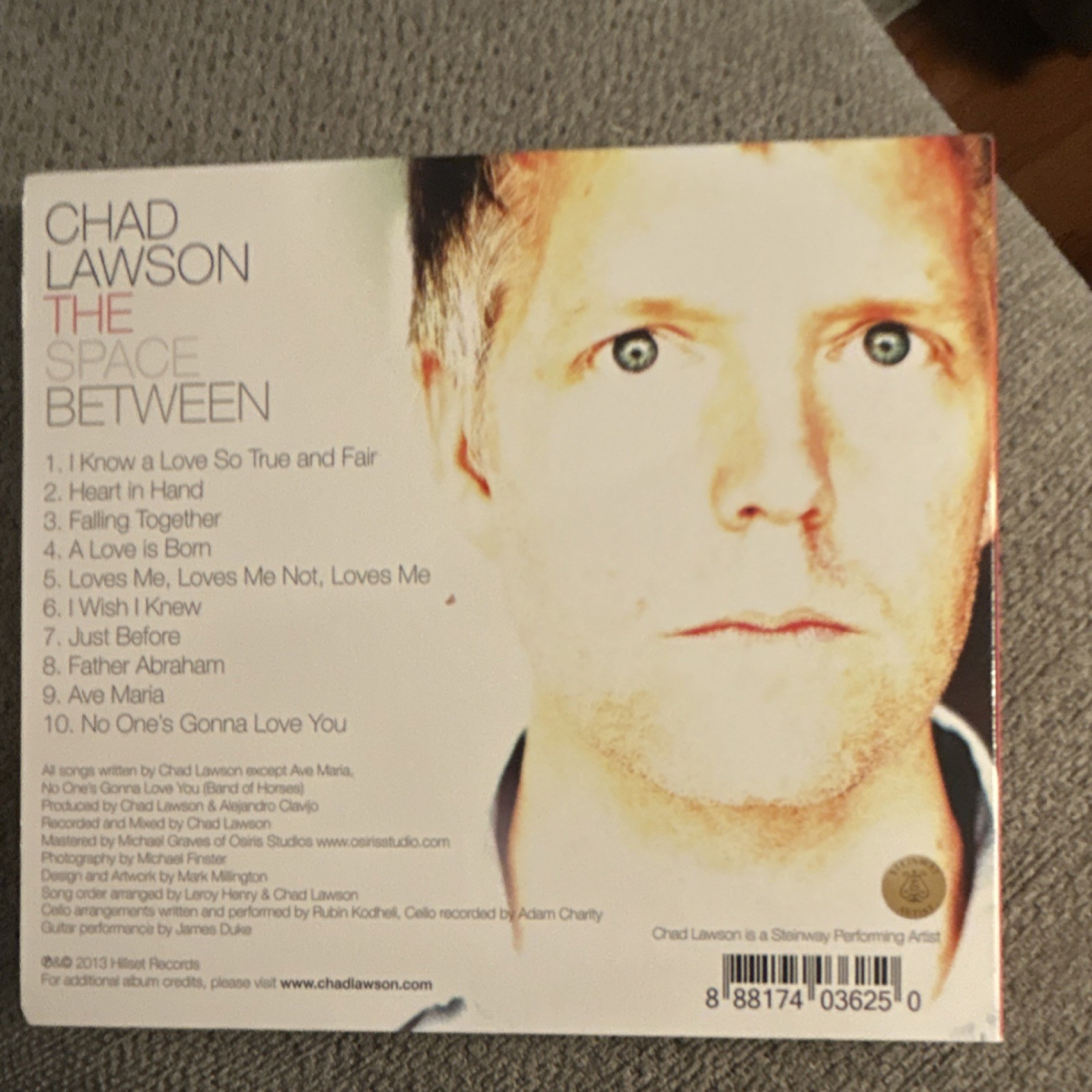 Chad Lawson: The Space Between (CD, 2013, Classical)
