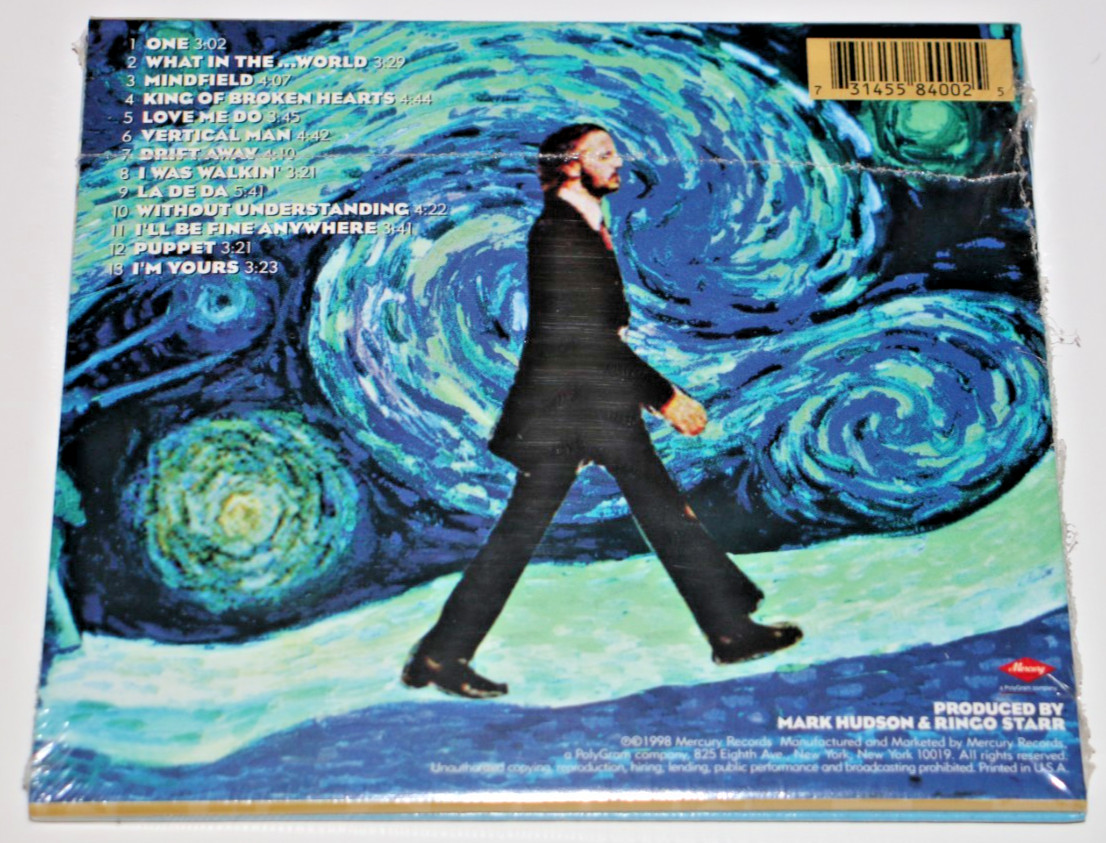 Ringo Starr-Vertical Man CD (1998, Mercury, Ltd/Deluxe) Beatles, OOP, Brand New