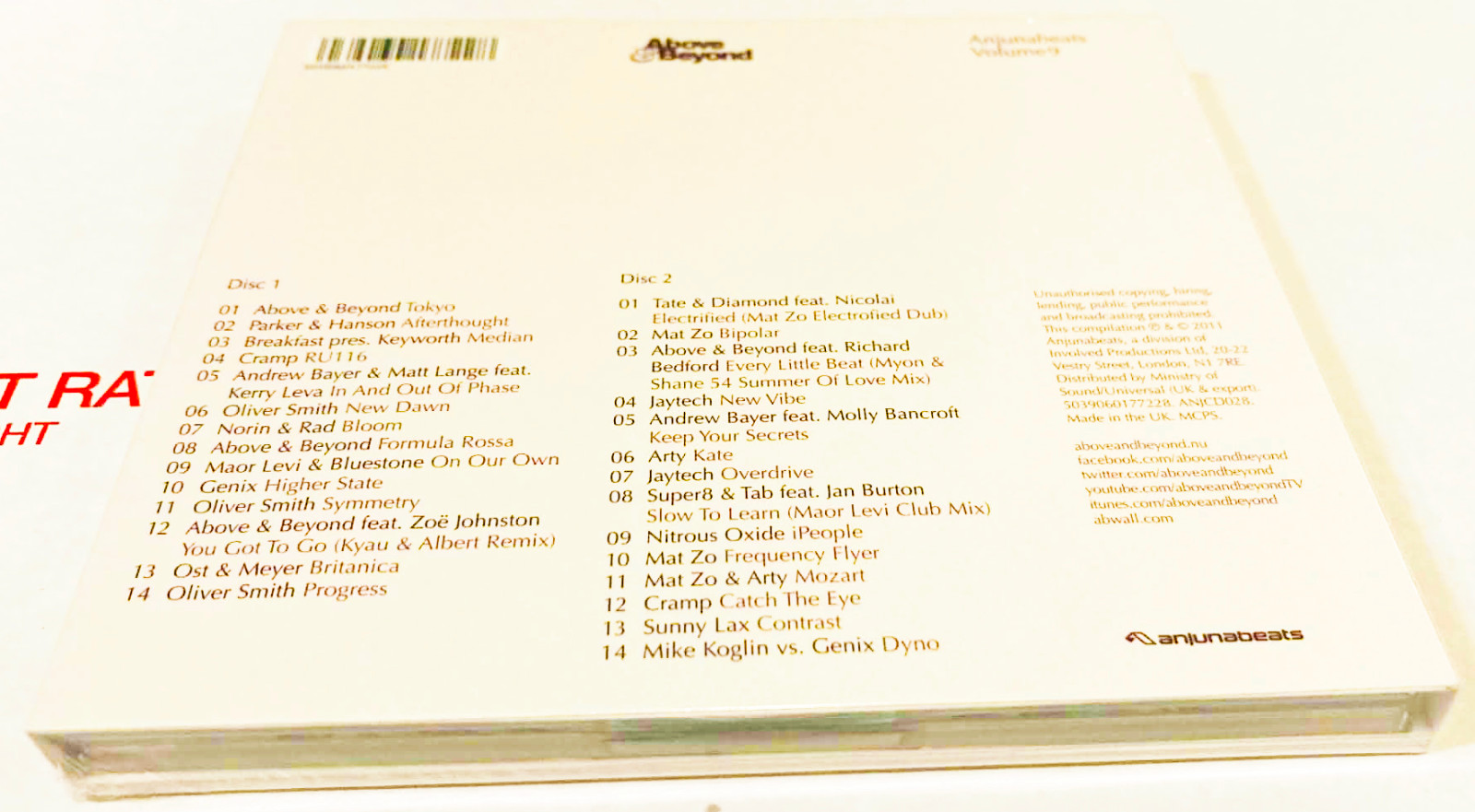 Anjunabeats Volume 9 Mixed Above & Beyond 2xCD Mix Compilation Brand New Sealed