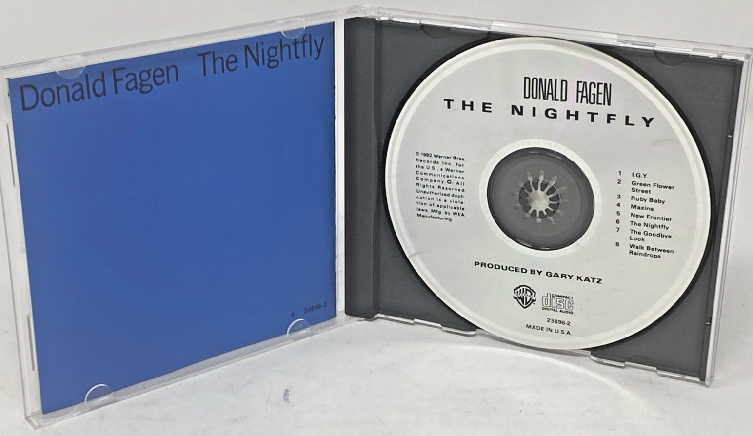 Donald Fagen The Nightfly CD - Classic AOR Rock - VG+ Condition - Steely Dan