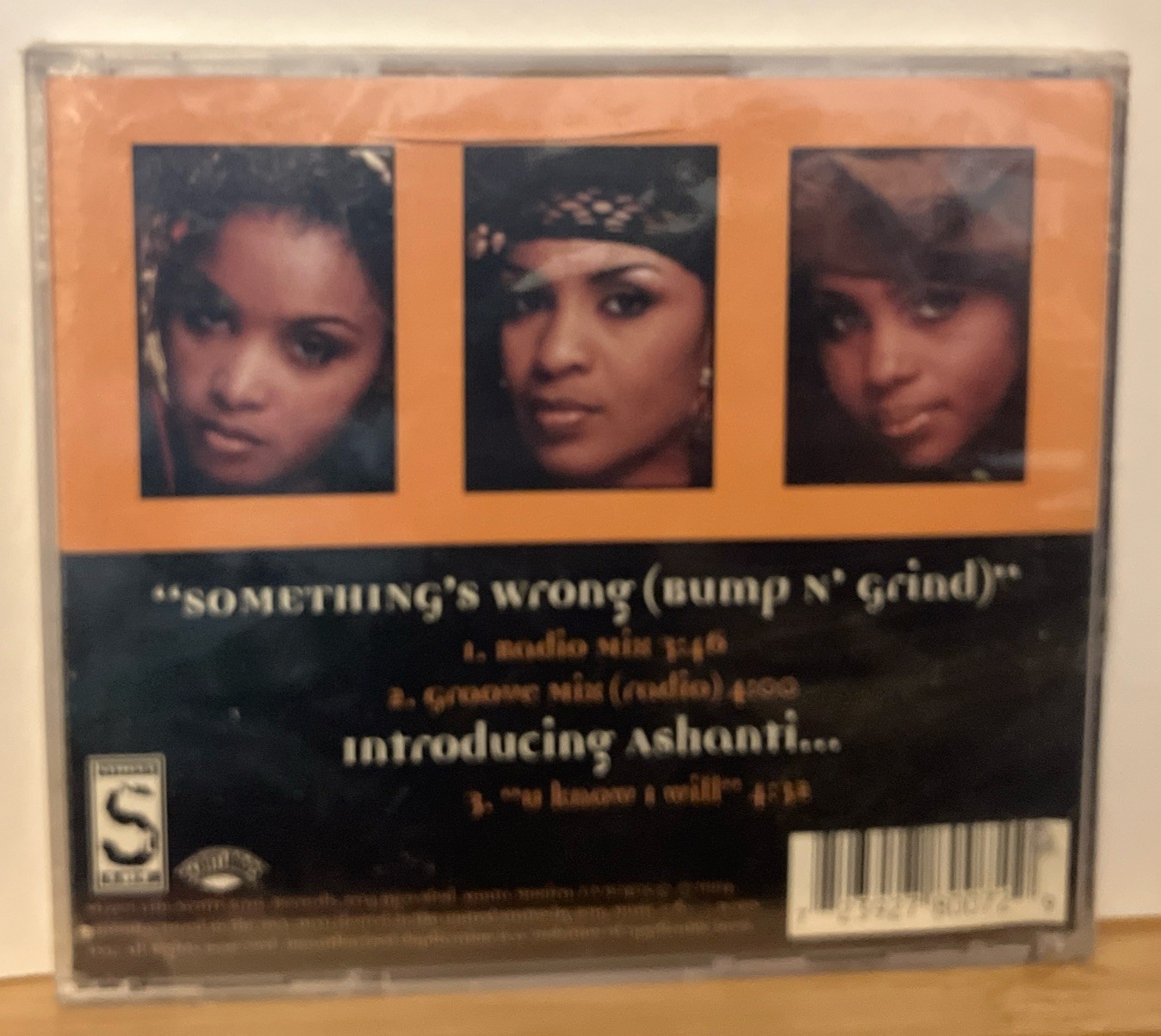 Ashanti Something's Wrong (Bump N' Grind) CD Single 1994 Scotti Bros Sealed