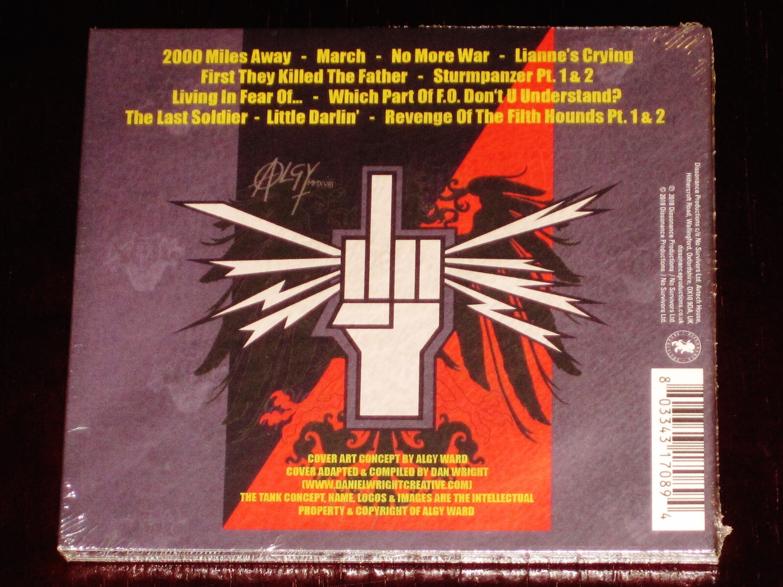 Tank: Sturmpanzer CD 2018 Dissonance Productions UK DISS104CDD Digipak NEW