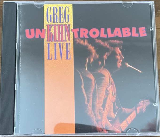 Greg Kihn - Unkihntrollable Live CD 1989 Rhino 80s Rock Original OOP RARE