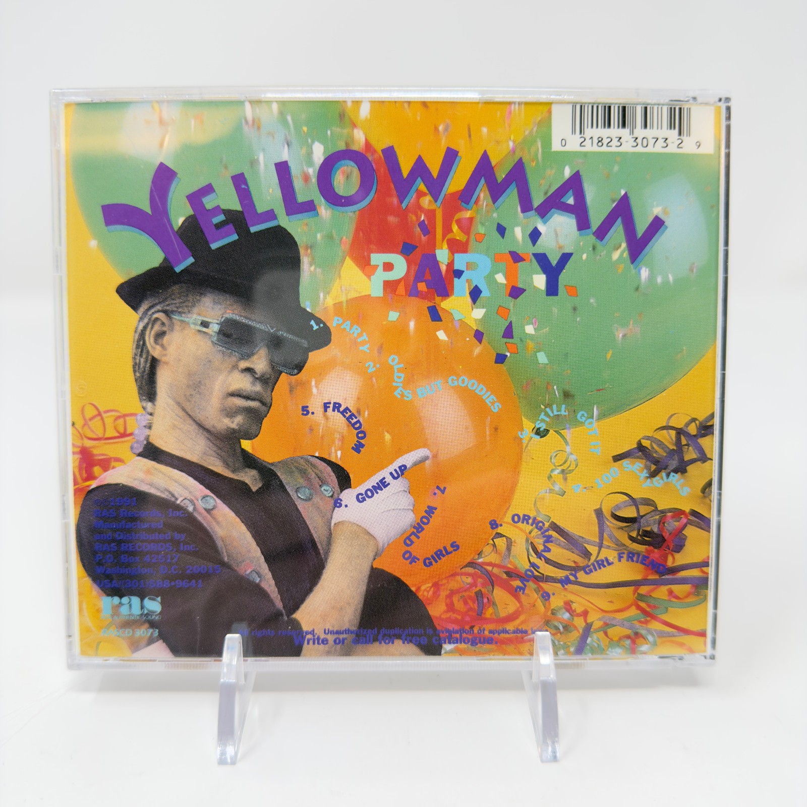 Yellowman Party CD Reggae Dancehall RAS Records Album