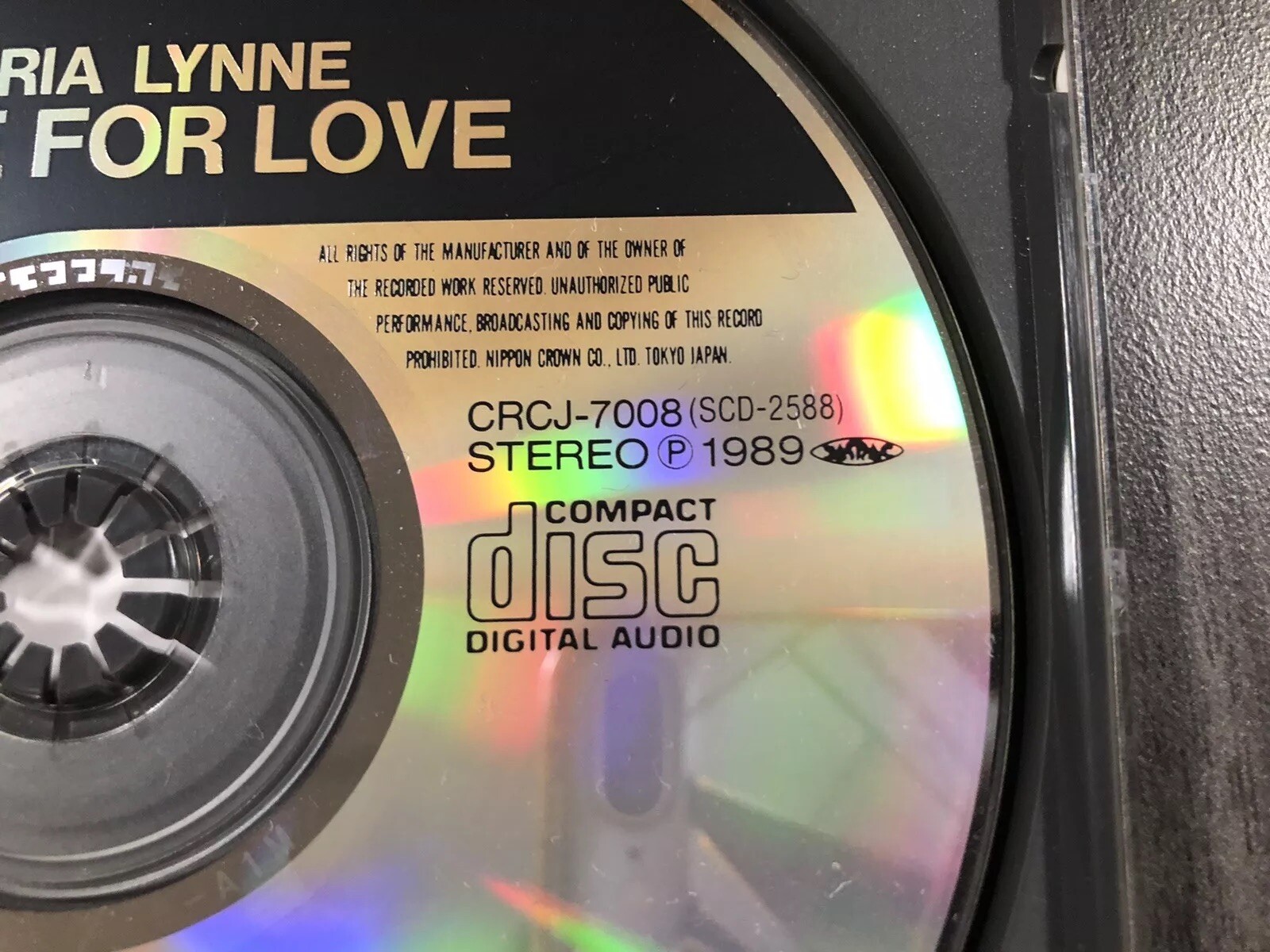 Gloria Lynne - A Time For Love CD Japan CRCJ-7008 - RARE ED Original Case 1989