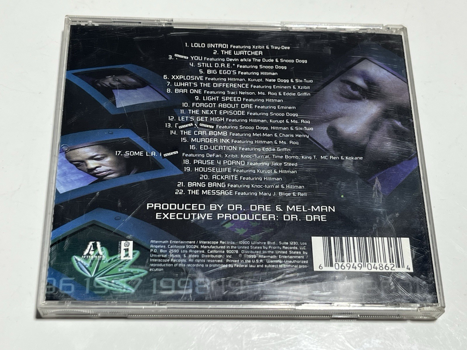 Dr Dre 2001 by Dr Dre (CD, 1999)