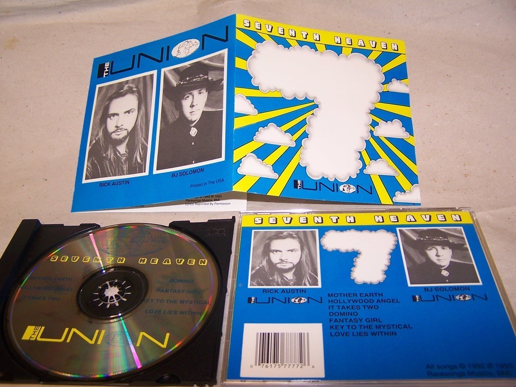 THE UNION - Seventh Heaven 1992 Not Boot! AOR US INDIE DAG BRANDTH BRINX CRY CIN