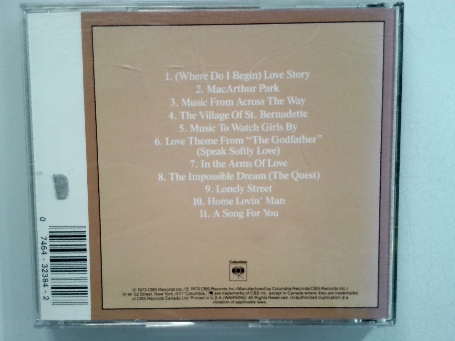 Andy Williams – Greatest Hits Vol. 2 CD 1973 The Nice Price Easy Listening Pop