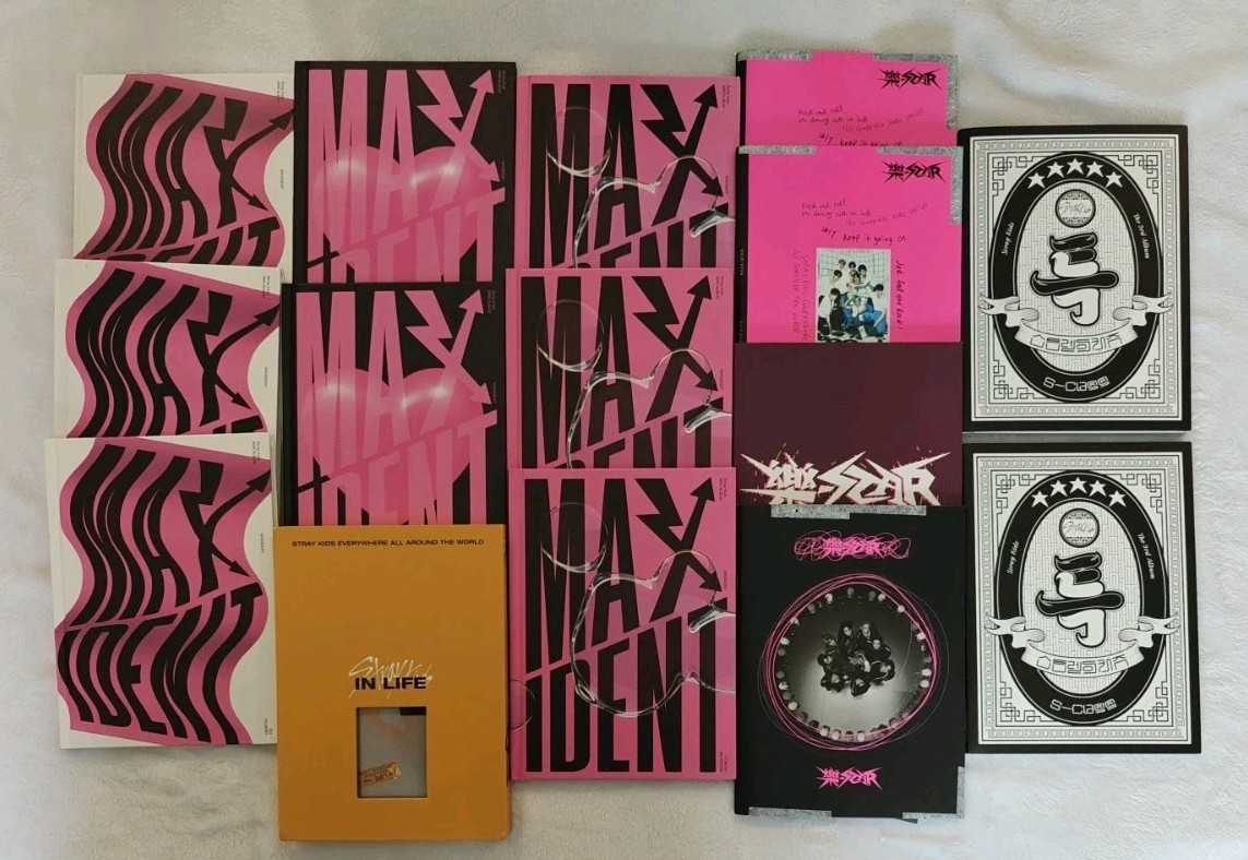 Stray Kids Albums- Maxident, Rock Star, Karma, HOP, Do It & More! *Description*