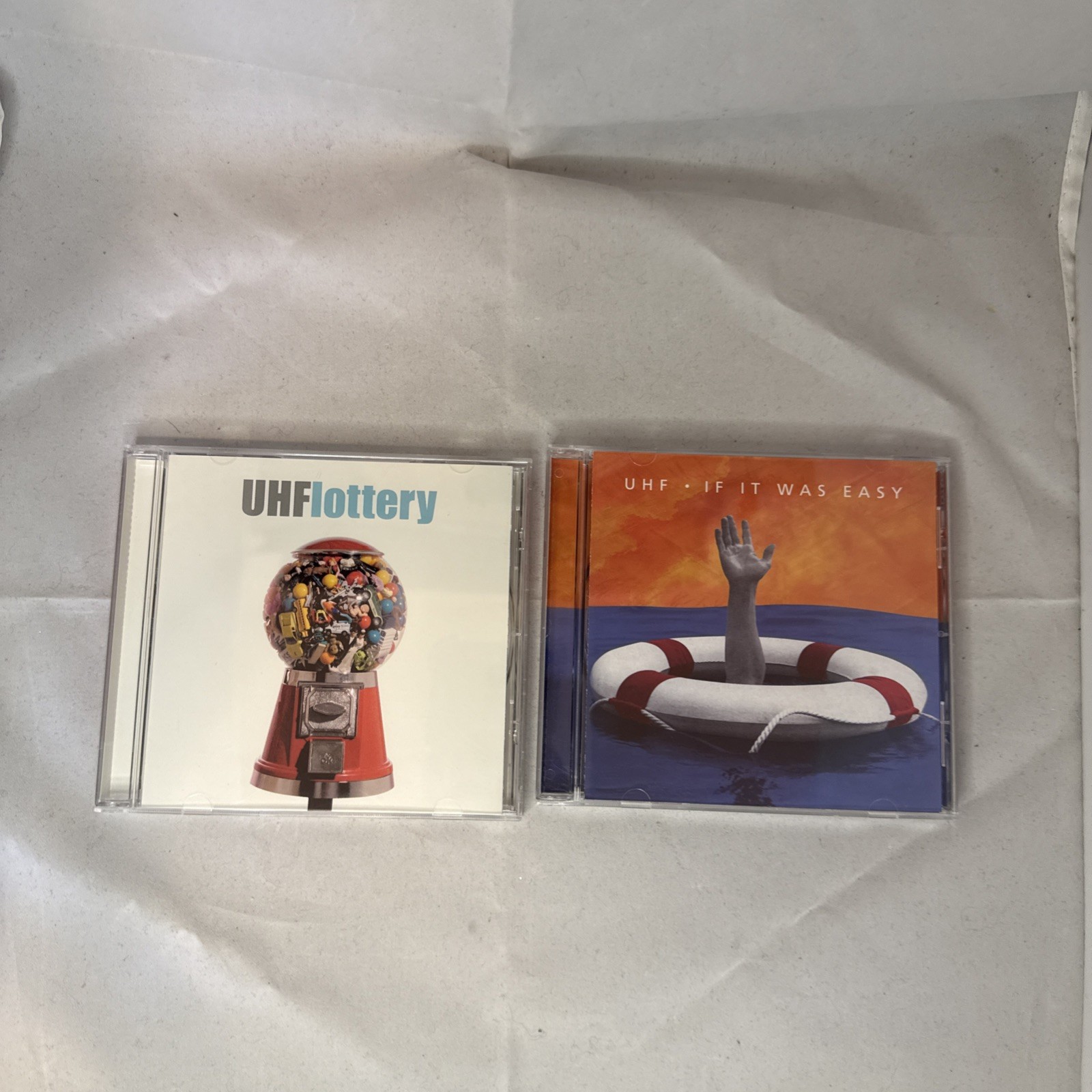 UHF CD lot Lottery 2000 & If It Was Easy 2002 Second Story Records