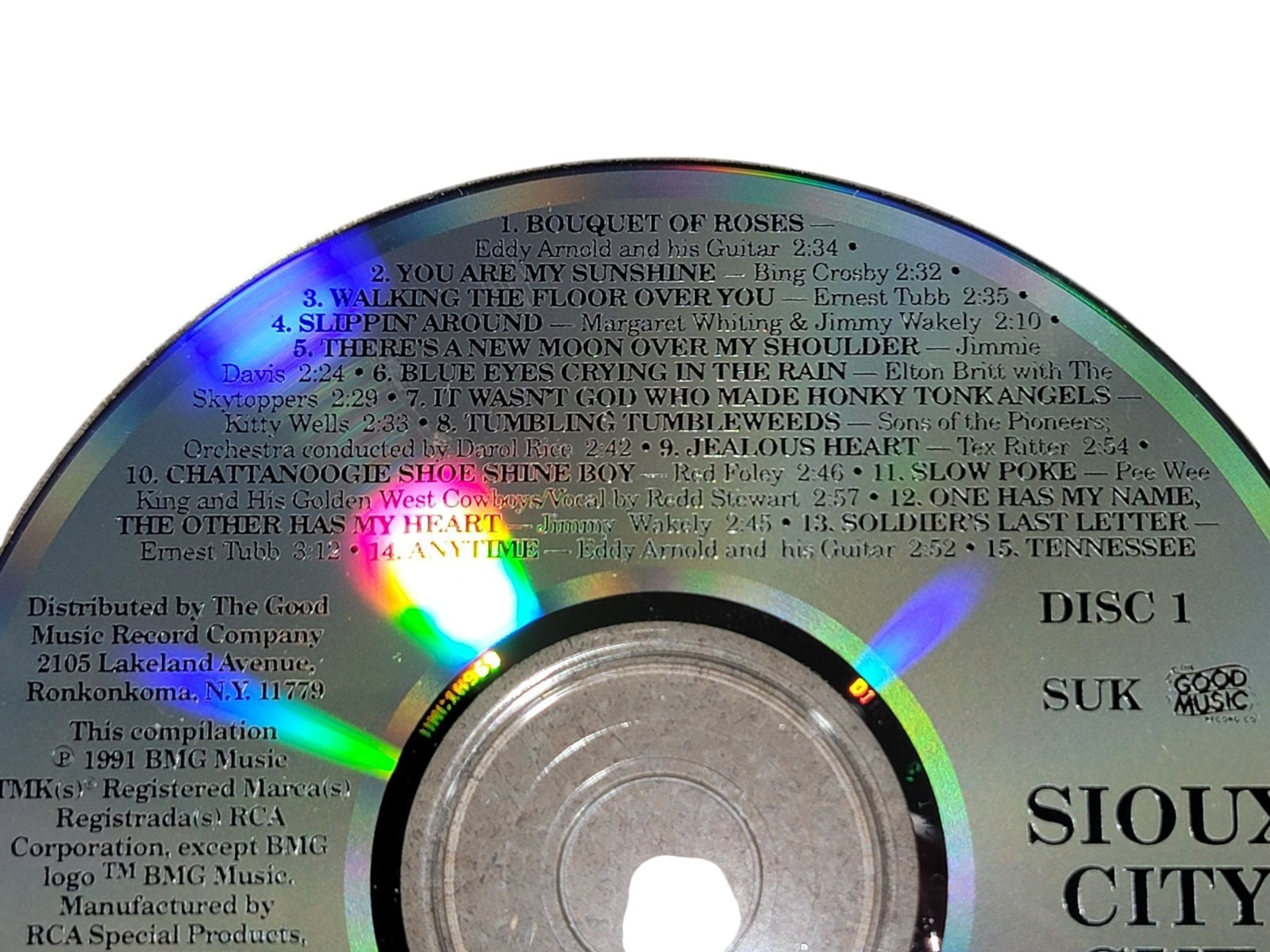 VARIOUS-SIOUX CITY SUE 2 CD SET/42 TRACKS TOTAL (EDDY ARNOLD/ERNEST TUBB/JIMMY W