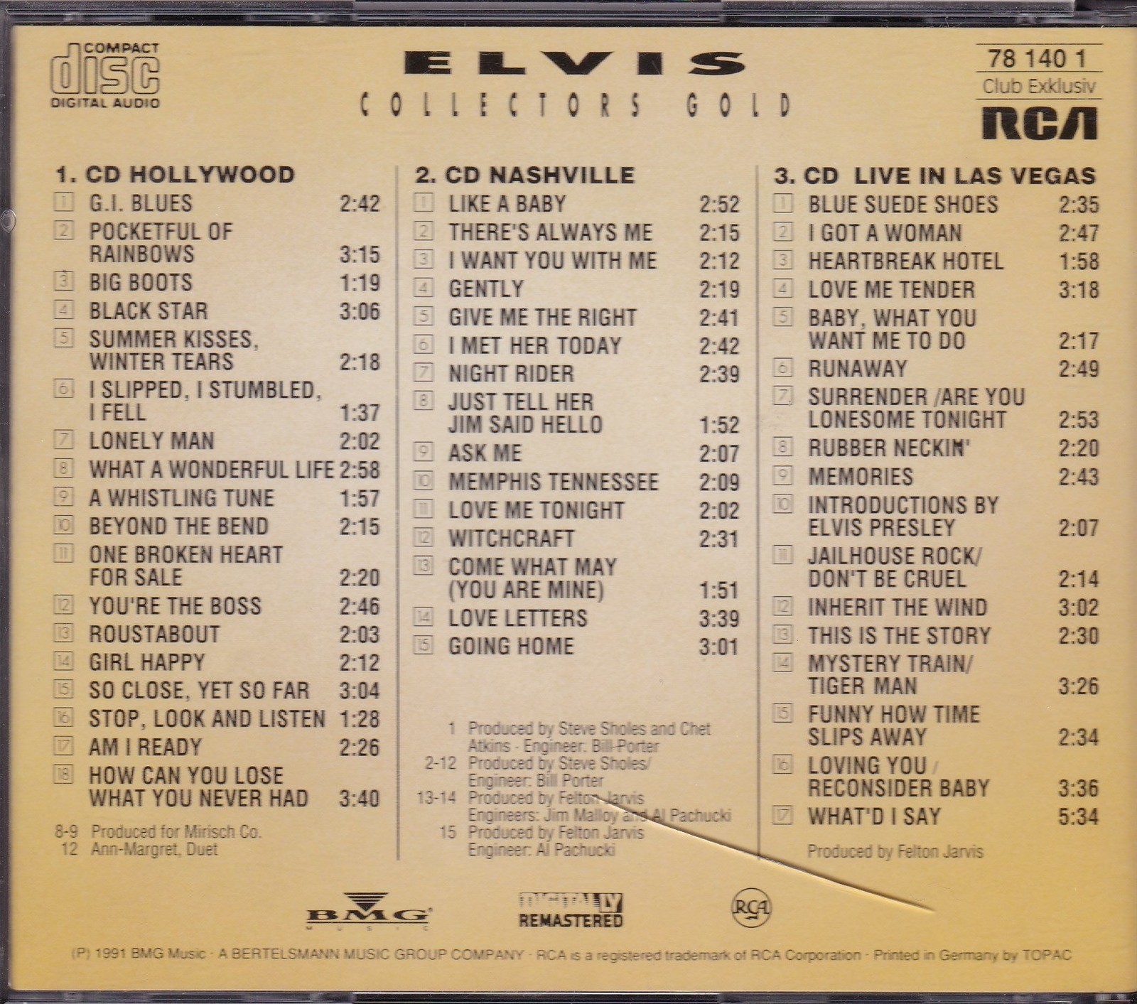 Elvis Presley - Elvis: Collectors Gold - CD - Very Good