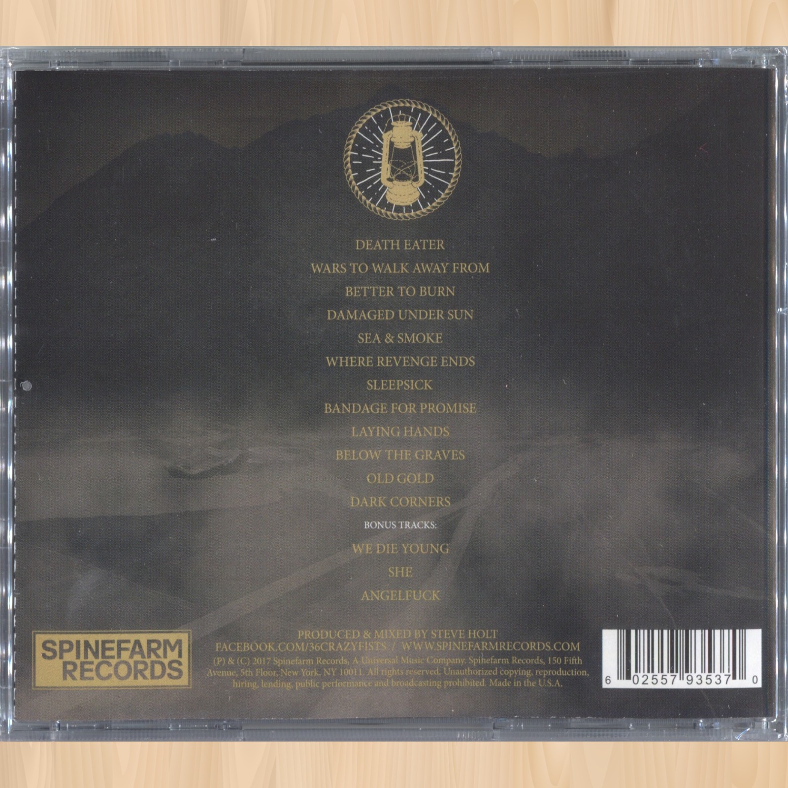 +3 BONUS TRACKS---- 36 CRAZYFISTS Lanterns EXCLUSIVE CD We Die Young SHE 0611